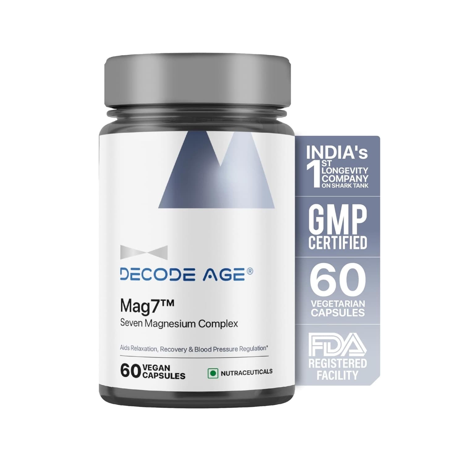 Decode Age Mag7 Magnesium Complex Vegan Capsule (60 Nos)