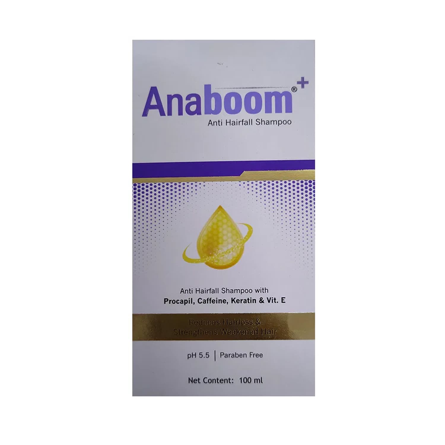 Anaboom Plus Anti Hair Fall Shampoo 100ml