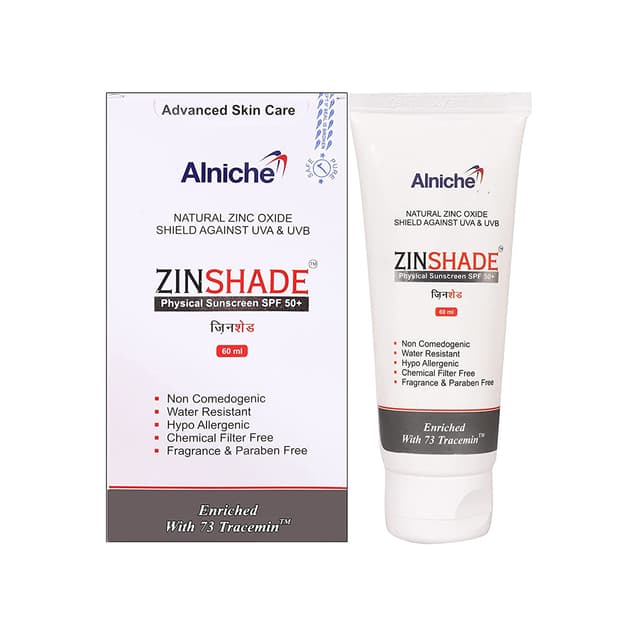 Zinshade Physical Sunscreen SPF 50+ (60ml)