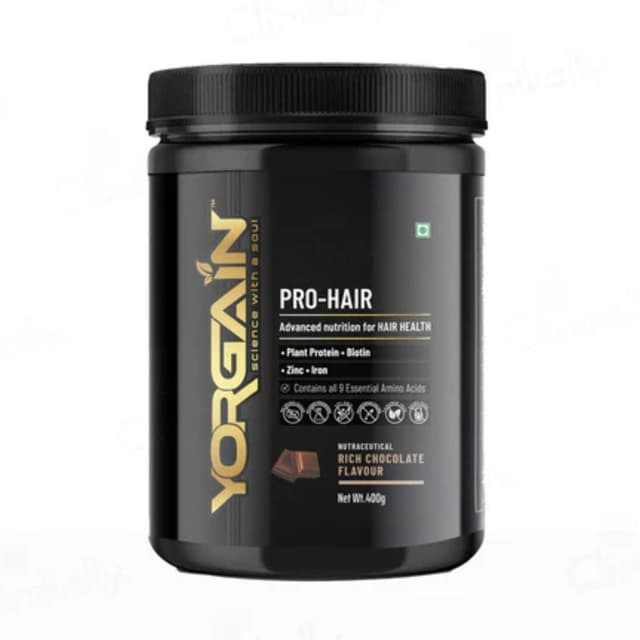 Yorgain Hair Protein Powder Rich Chocolate Flavour (400g)