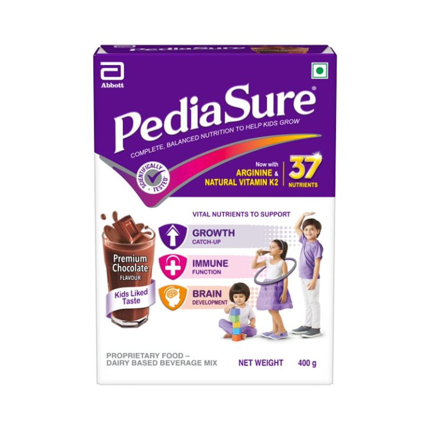 Pediasure Nutrition Drink 400 g Refill Chocolate Flavored