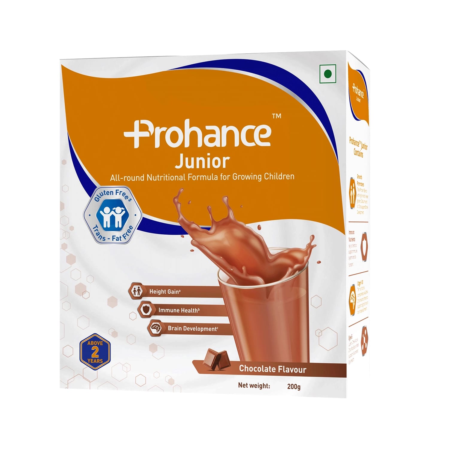 Prohance Junior Nutritional for Kids Growth & Immunity, Chocolate 200g