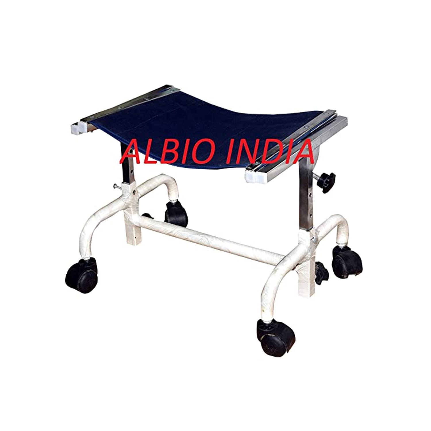Albio CP Baby Crawler With Cloth Made Body Hammock Tilts Forward or Backward for Correct Positioning of the Child - Height Adjustable Fixed Upper Frame