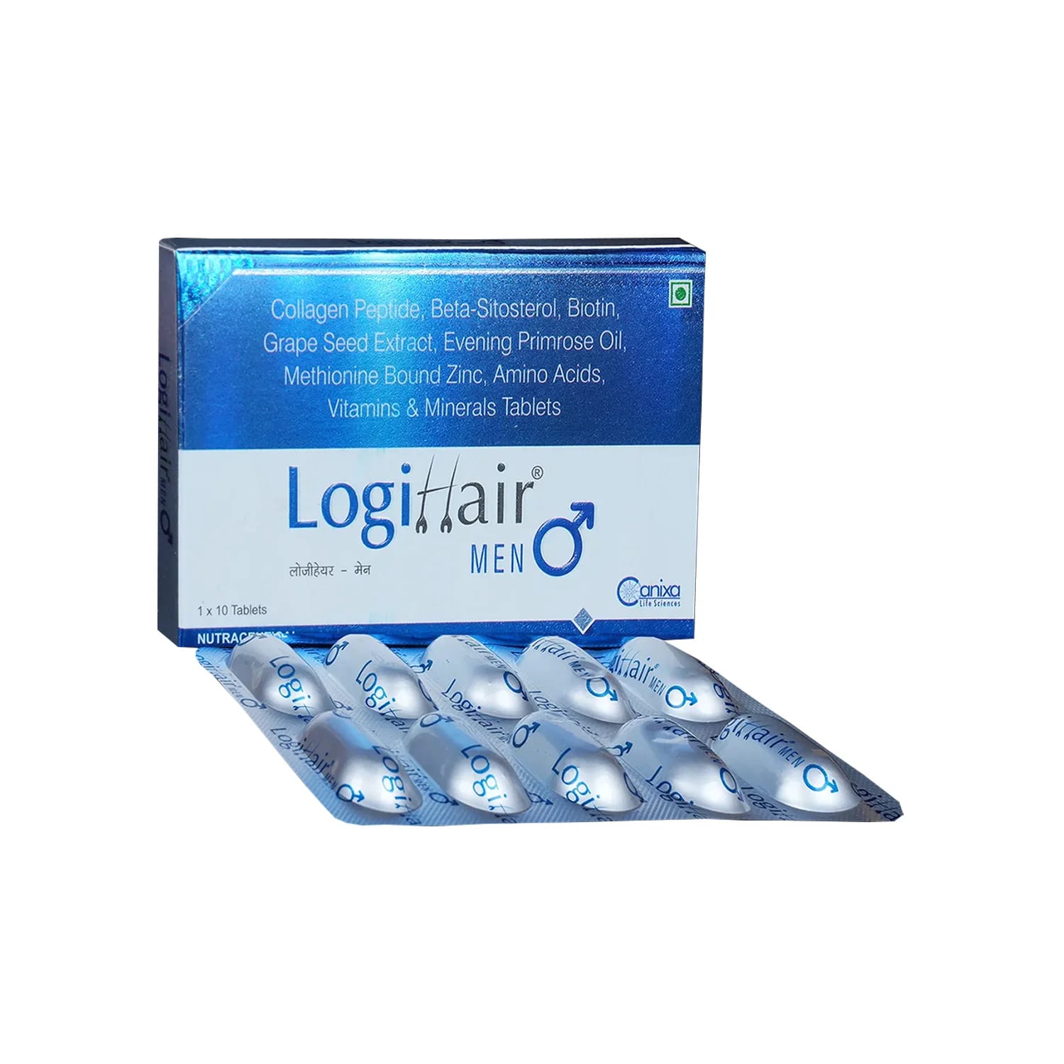 Canixa LogiHair Men Tablets 10's