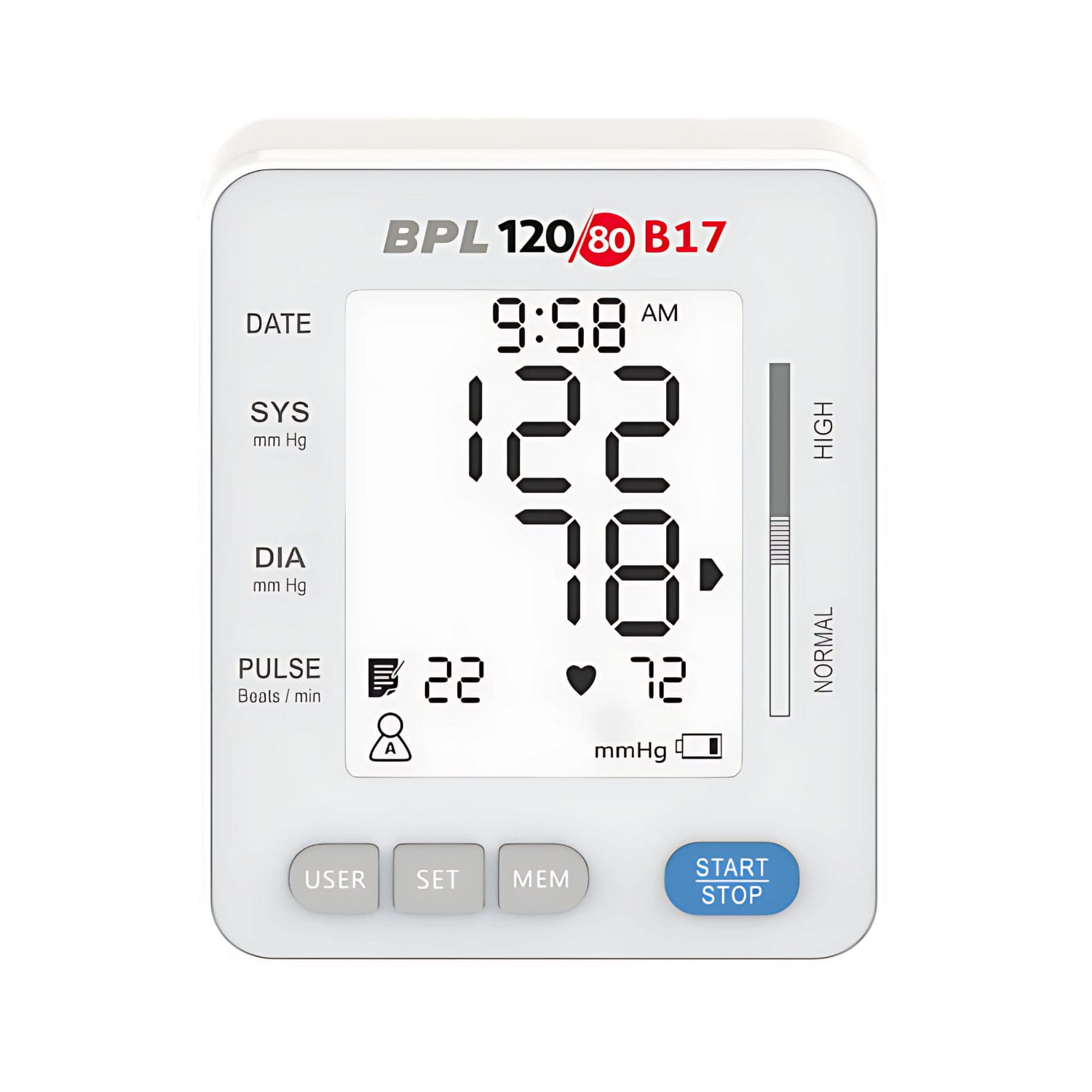 BPL Automatic Digital Blood Pressure Monitor (B17)