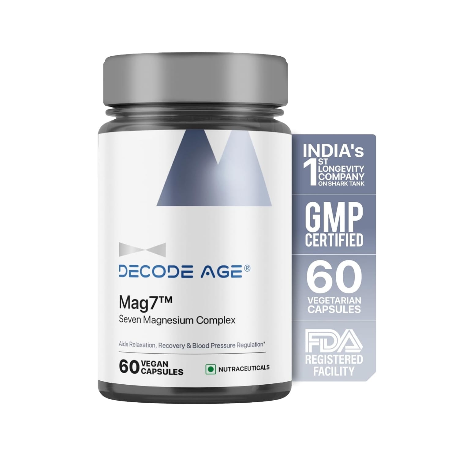 Decode Age Mag7 Magnesium Complex Vegan Capsule (60 Nos)