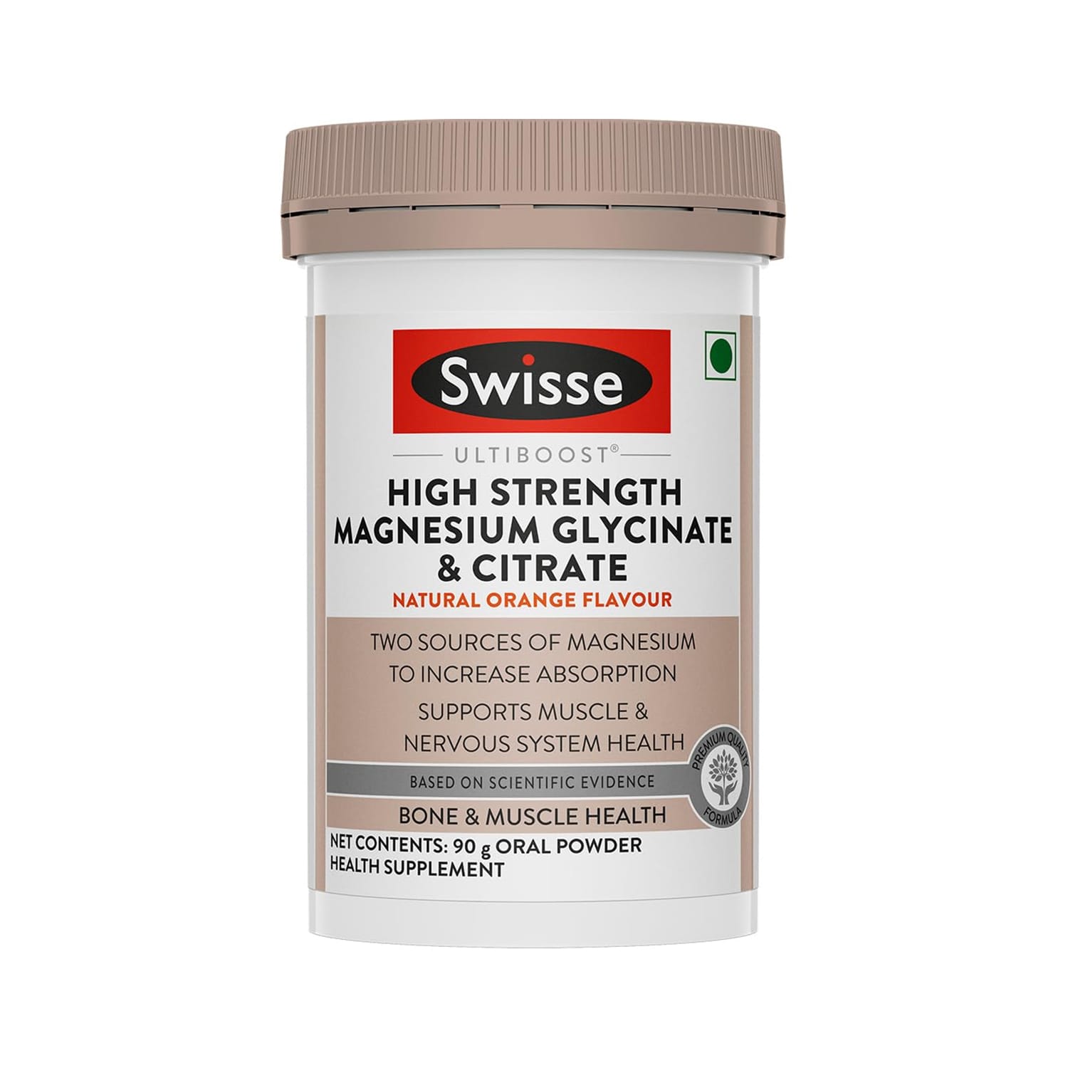 Swisse High Strength Magnesium Glycinate and Citrate Powder (90gm)
