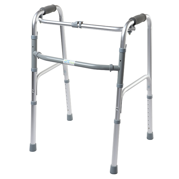 Entros Reciprocating Foldable Walker - Silver (Model - SC4005s)