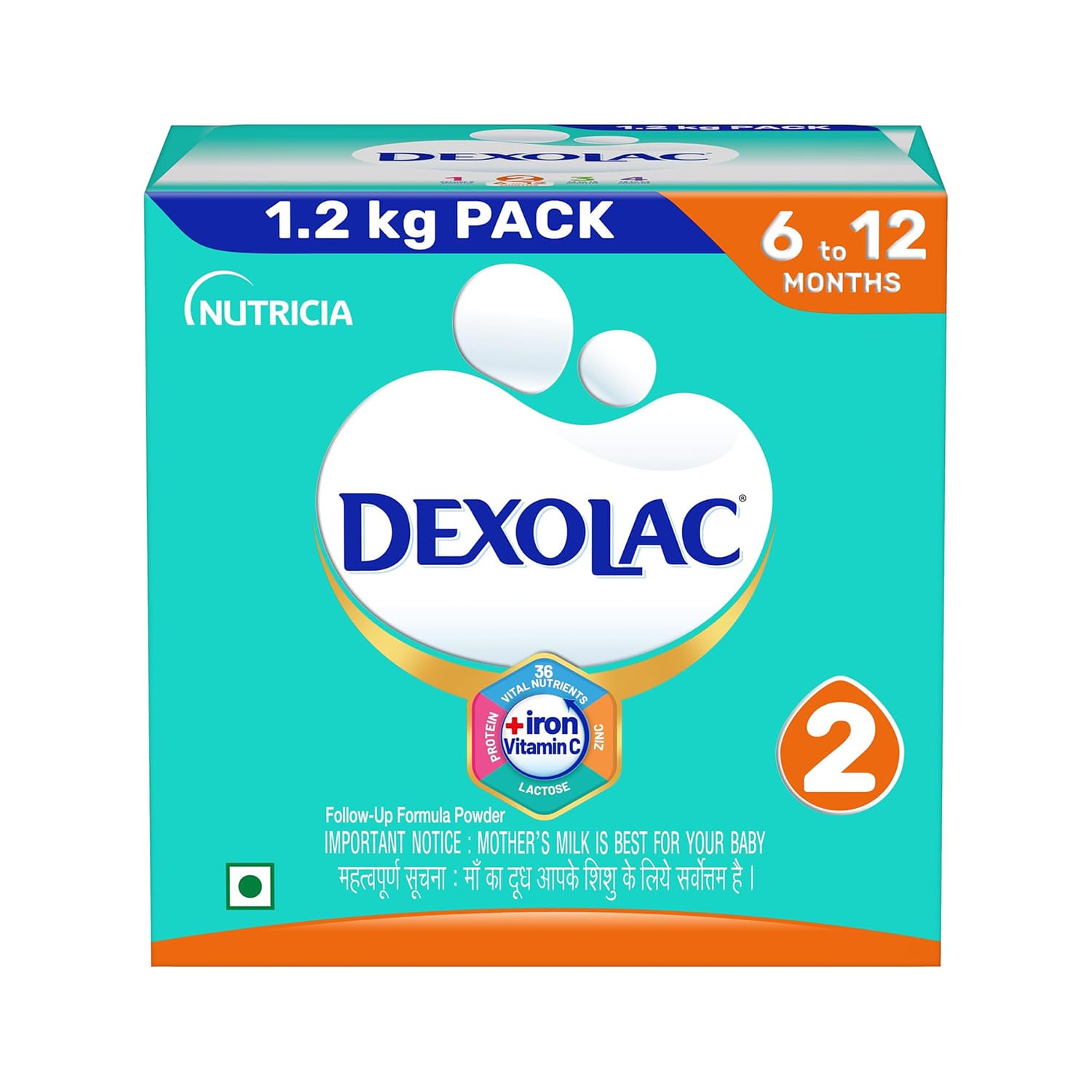 Dexolac 2 Follow-Up Formula Refill Pack 1.2kg