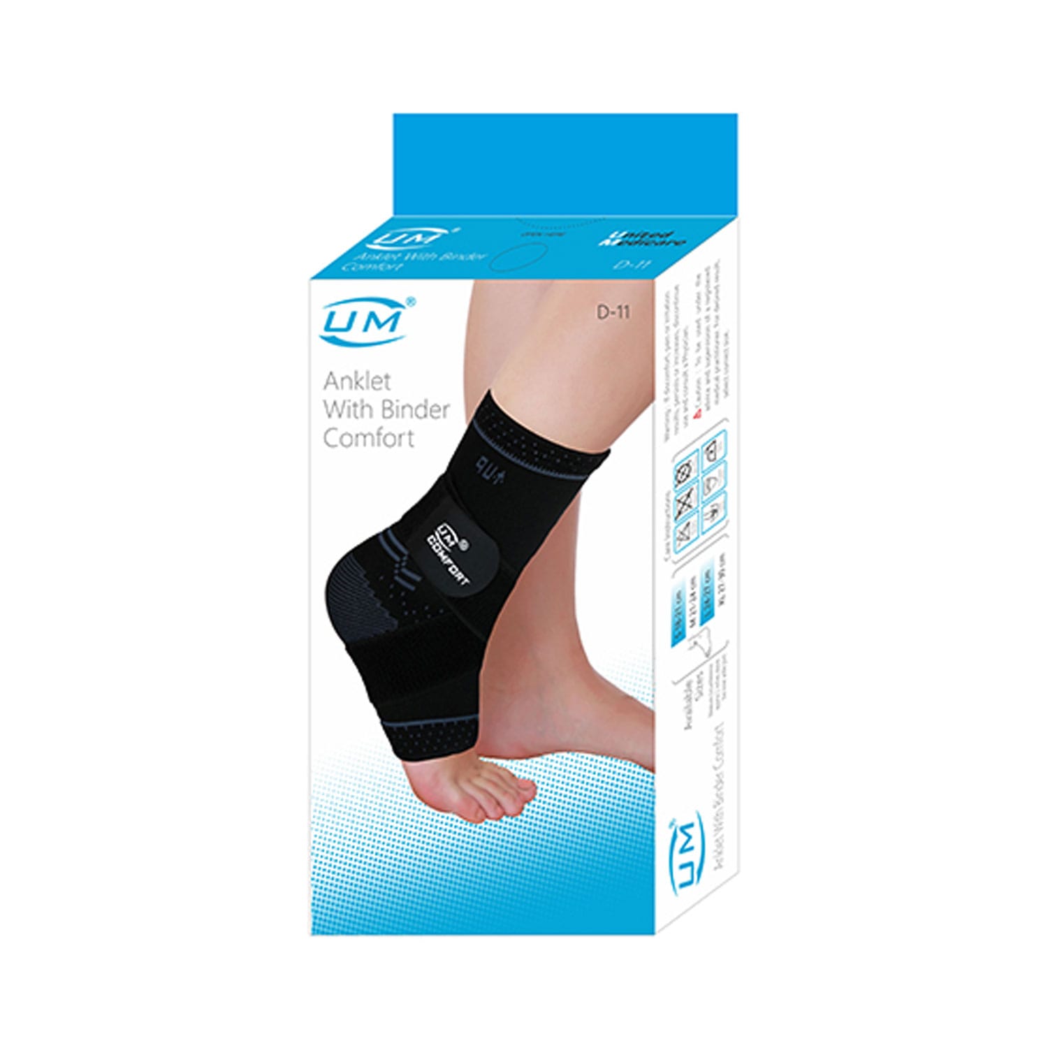 United Medicare Anklet with Binder Comfort (D-11) - Large