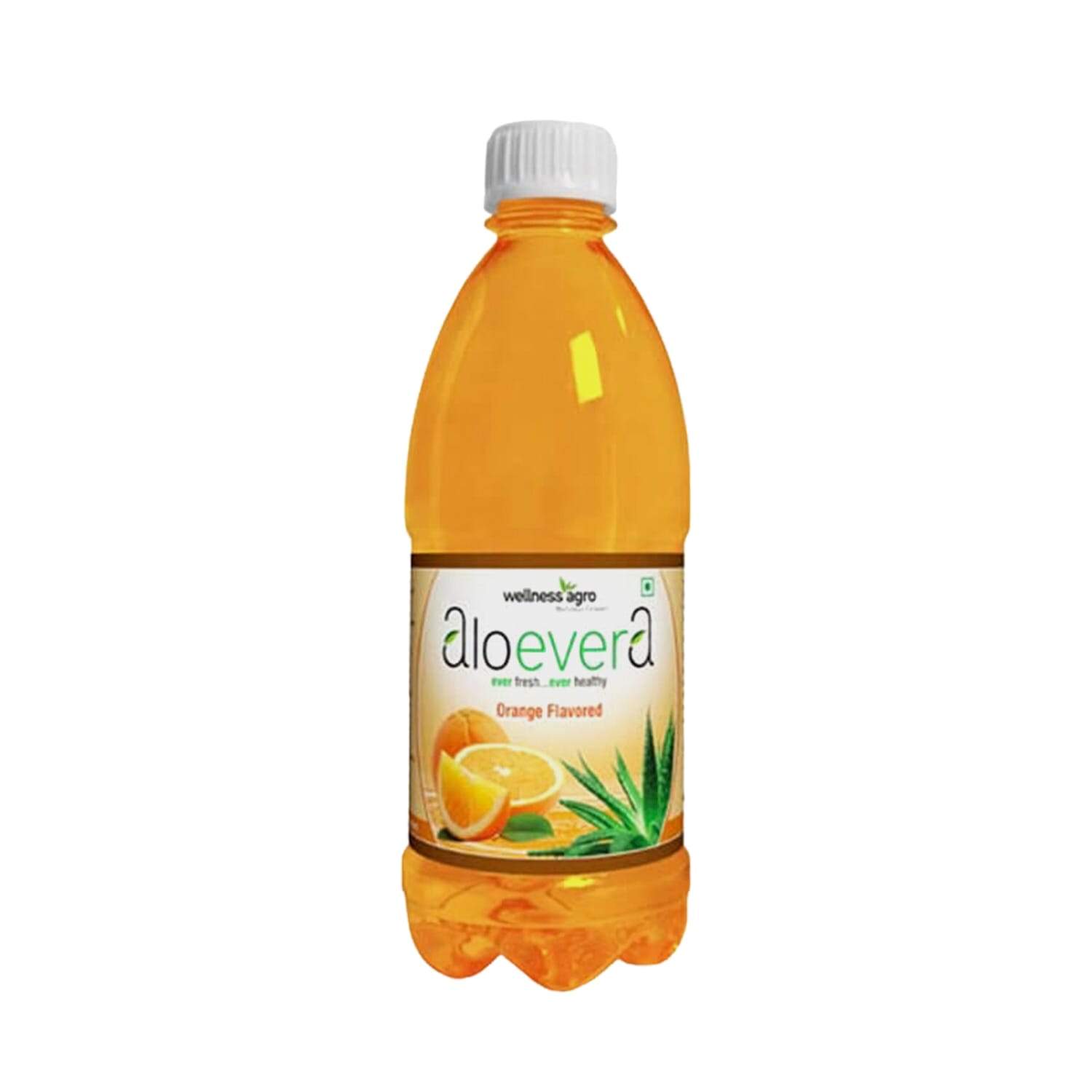 Wellness Agro Aloe Vera Juice Orange Flavored (Sugarless) 500ml