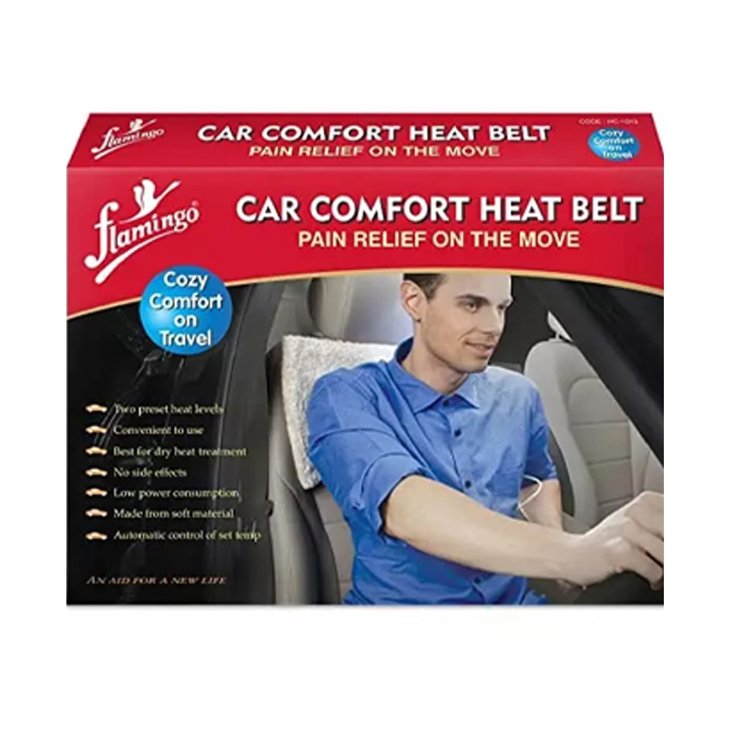 Flamingo Car Comfort Heat Belt - Universal (HC 1013)