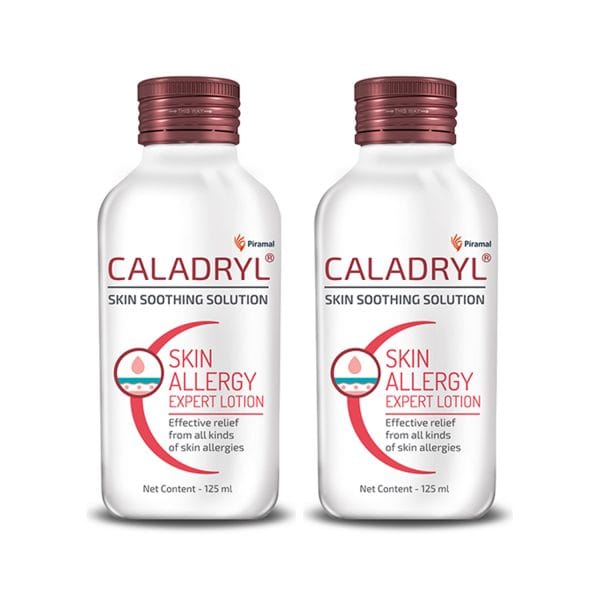 Caladryl Lotion with Calamine (Anti- Itch Lotion) - 125ml (Pack of 2)