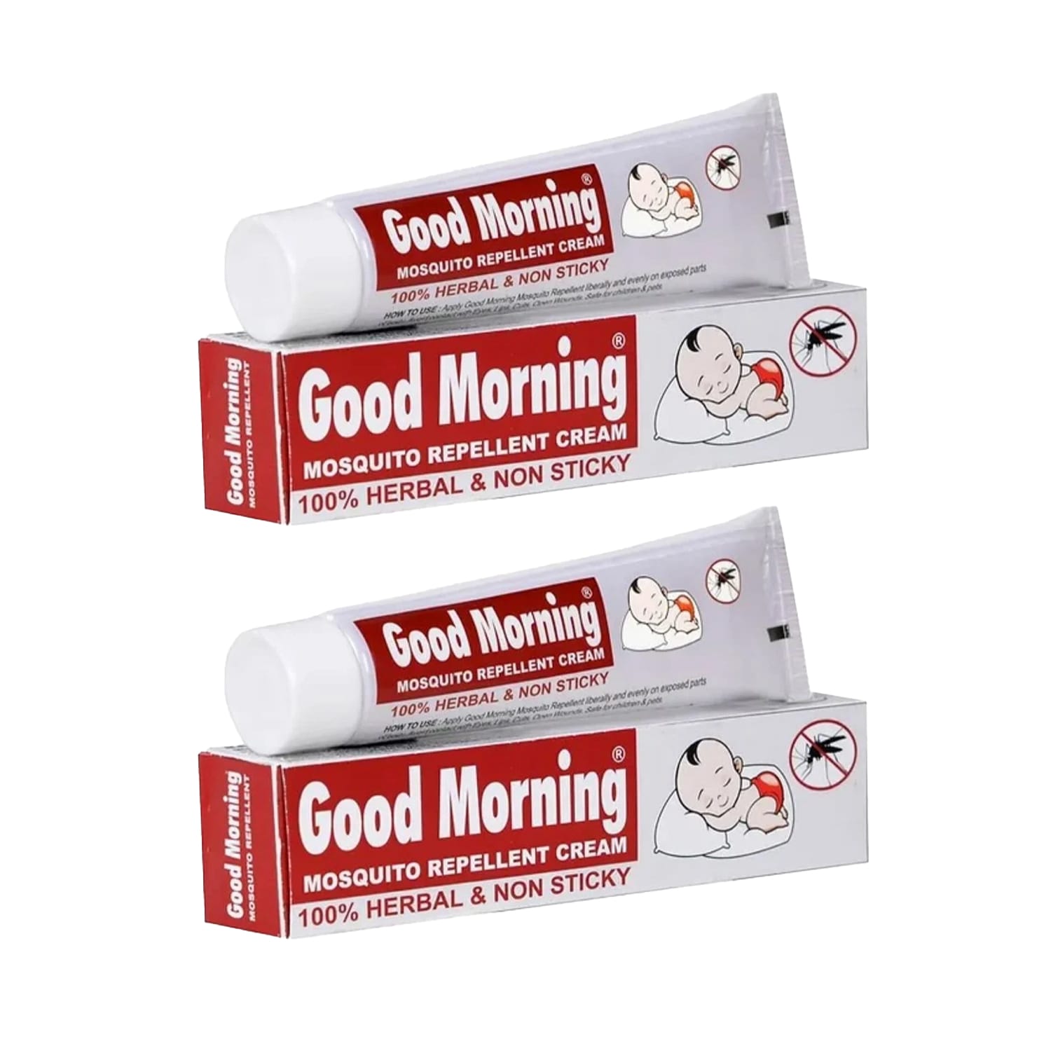 Good Morning Mosquito Repellent Cream 50gm (Pack of 2)
