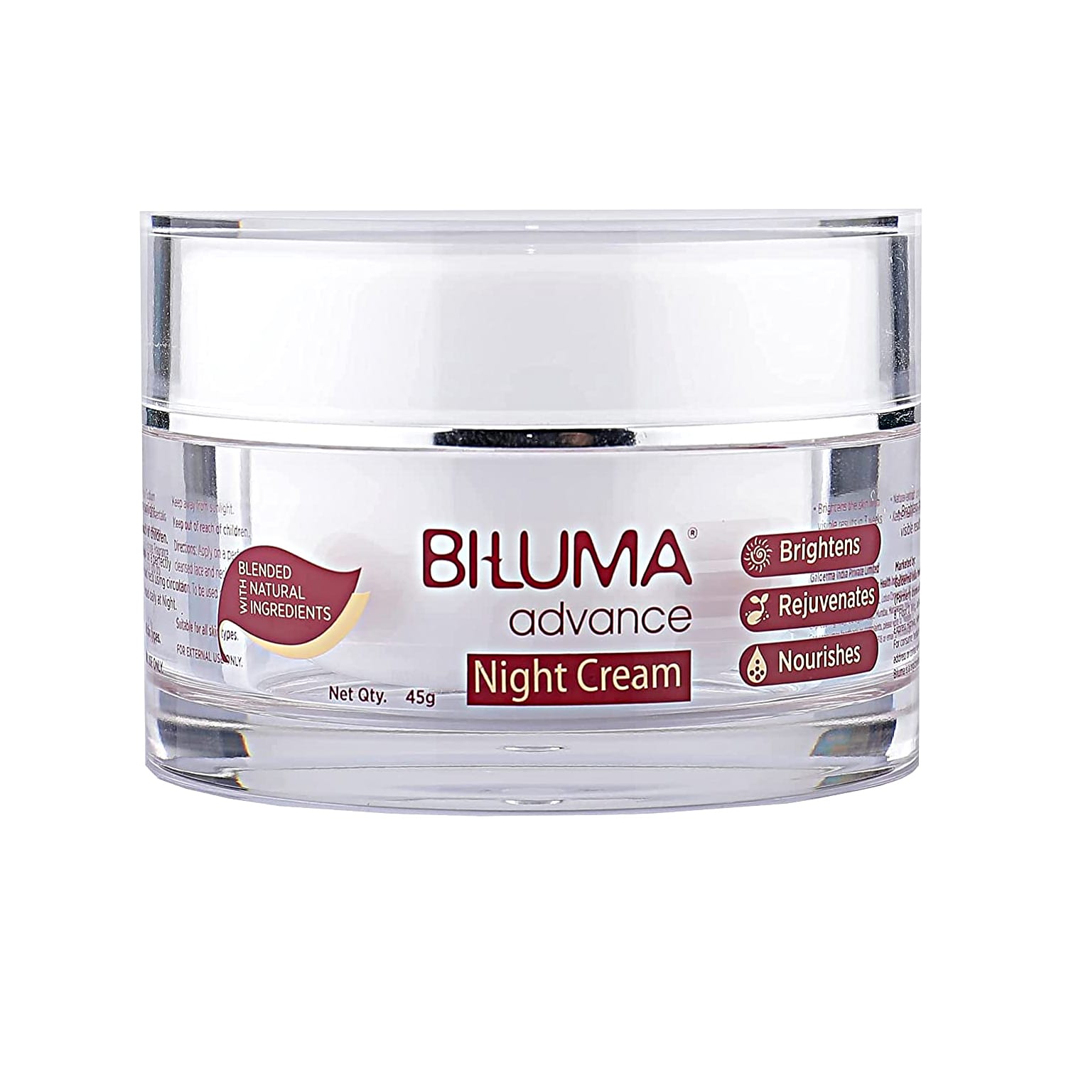 Biluma Advance Skin Brightening Night Cream - 45g