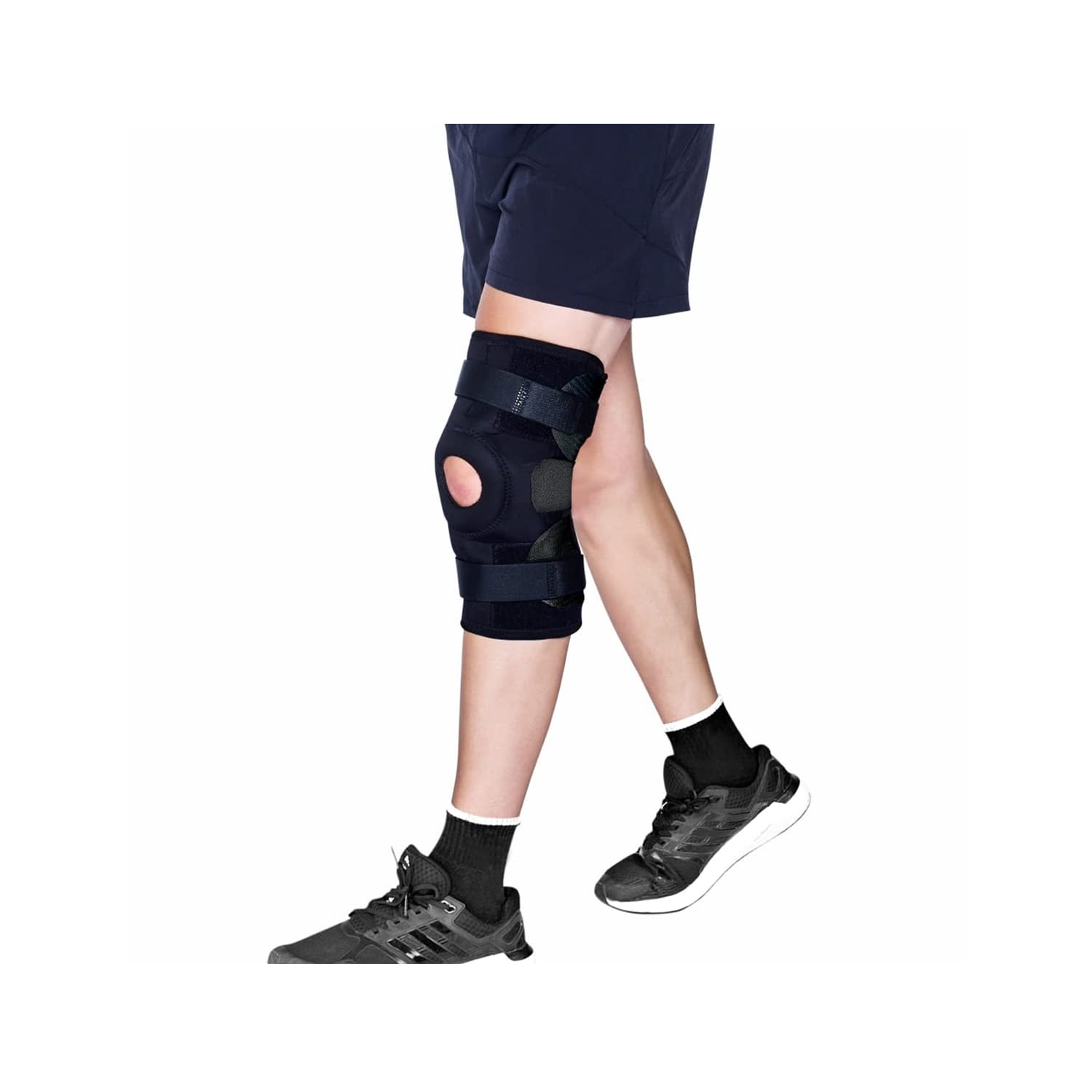 Vissco Hinged Elastic Knee Support With Patella Open XL - (P.C. No. 0718A)