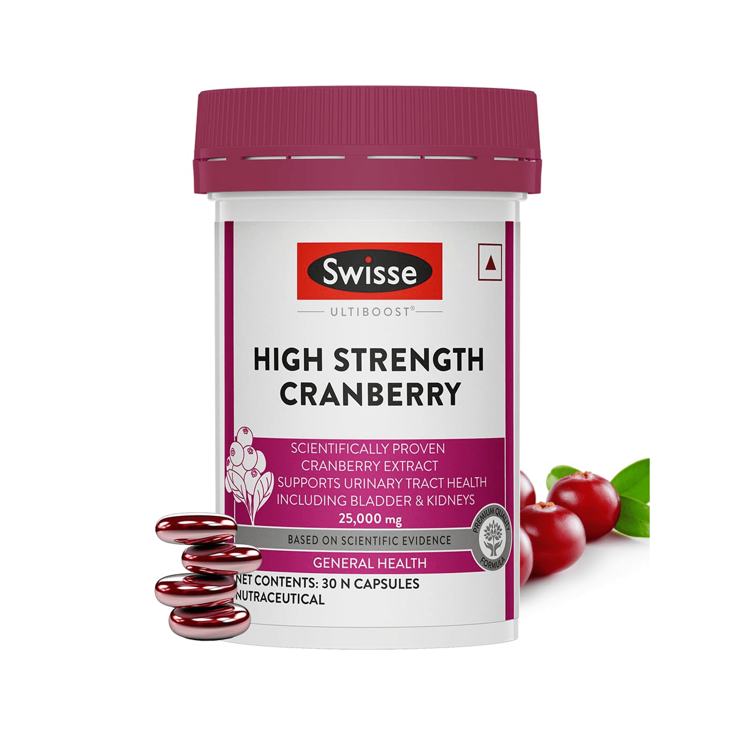 Swisse High Strength Cranberry 25000 Mg Capsules (30 Capsules)