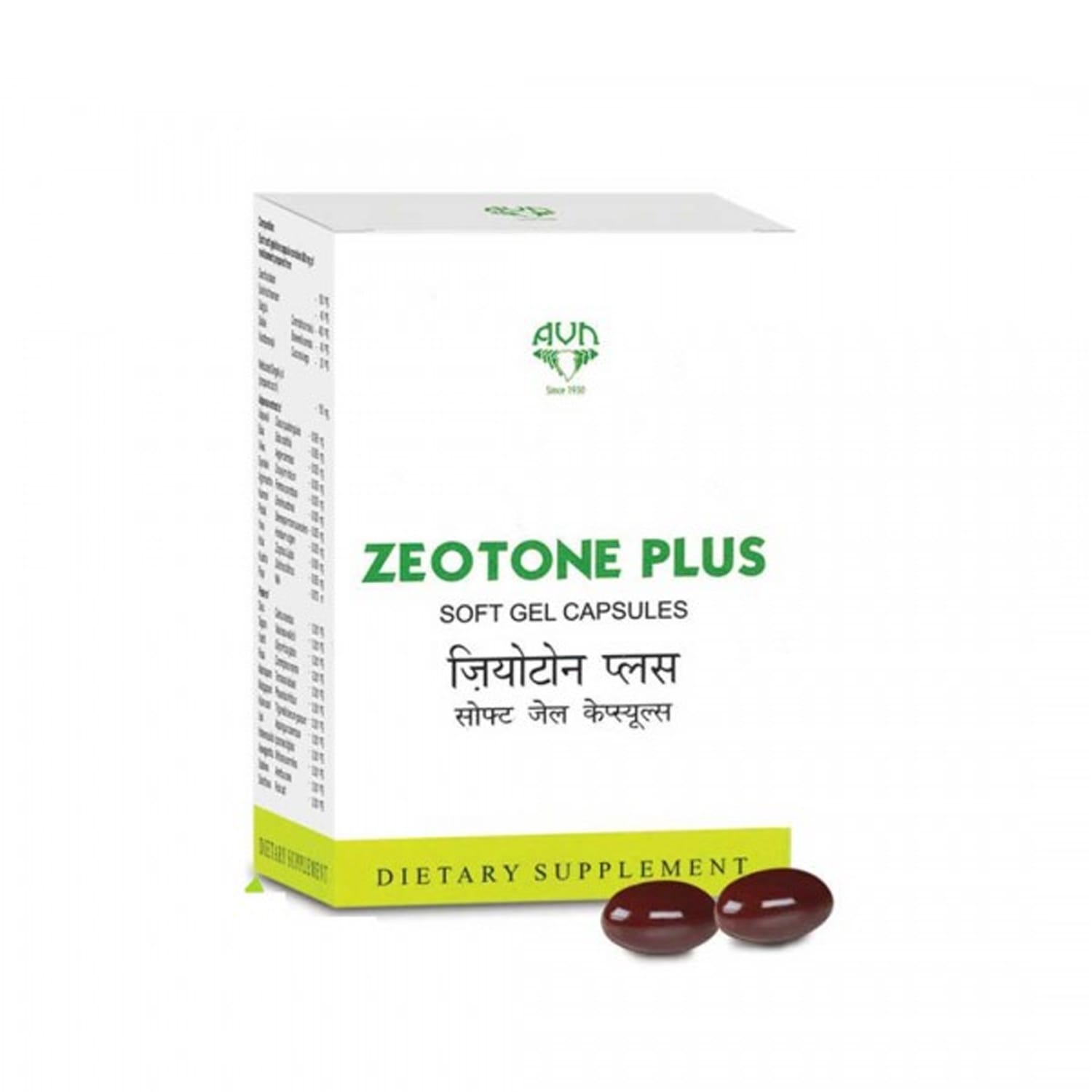 Zeotone Plus Soft Gel Capsules 10 nos (Pack of 2) - Pack of 1 - 60