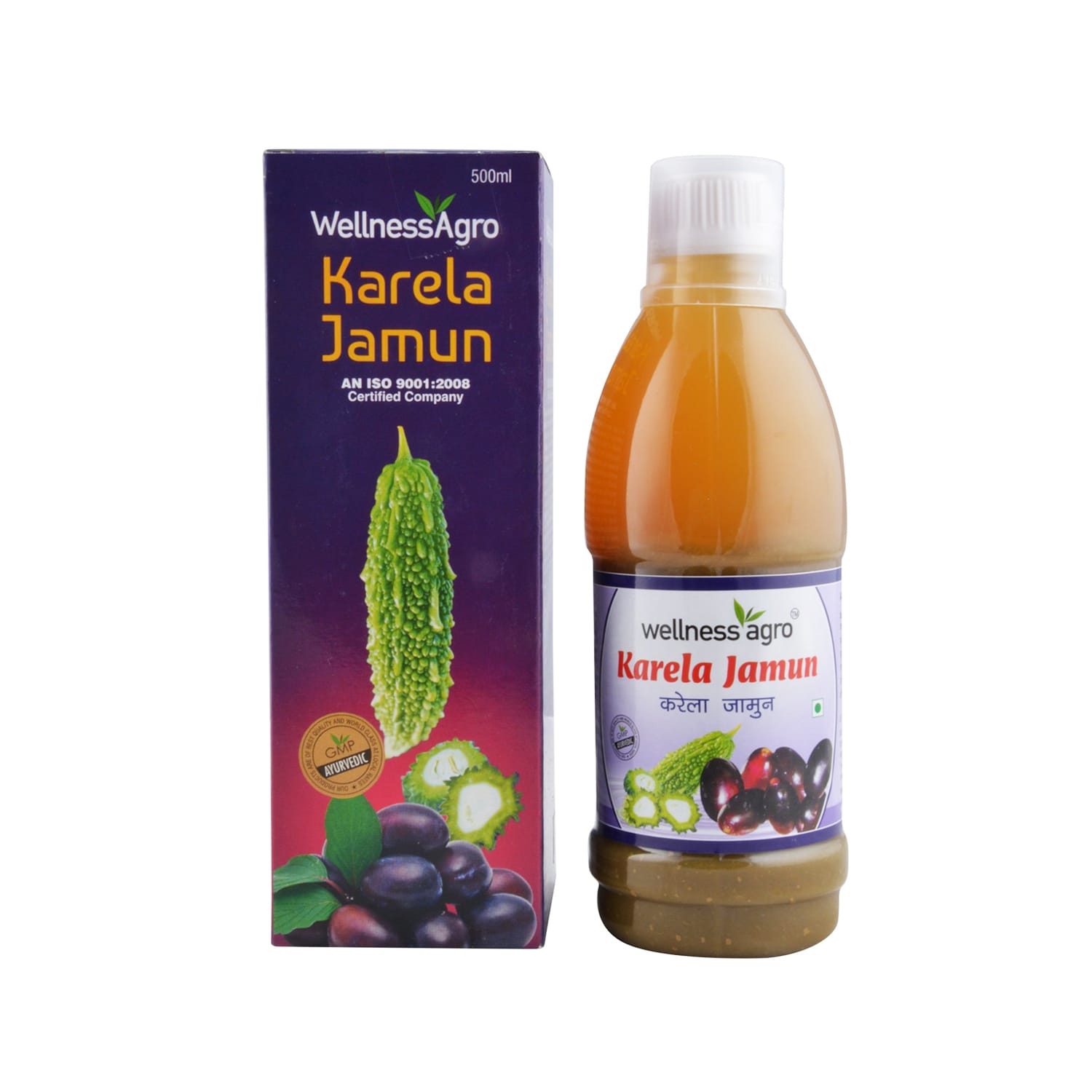 Wellness Agro Karela Jamun Juice 500ml