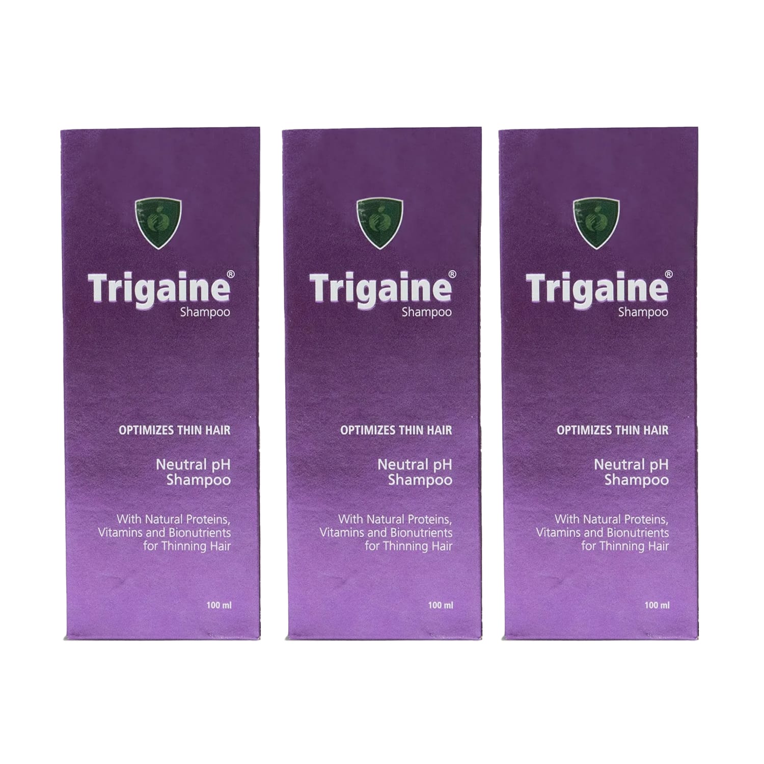 Trigaine Shampoo 100ml (Pack of 3)