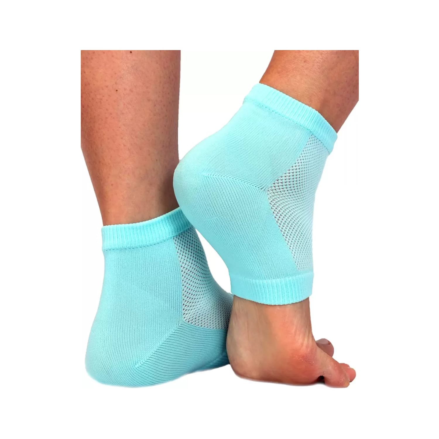 WDS Heel Pain Relief Silicon Gel Heel Socks Pad