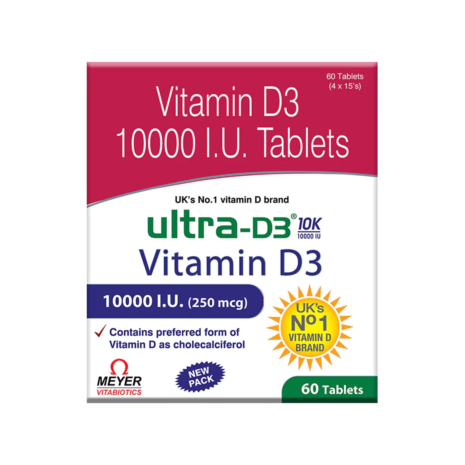Vitabiotics Ultra D3 10k for Bone Health 60 Tablets