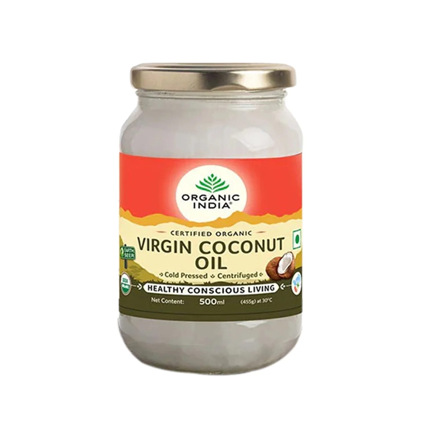 Organic India Virgin Coconut Oil (500ml)