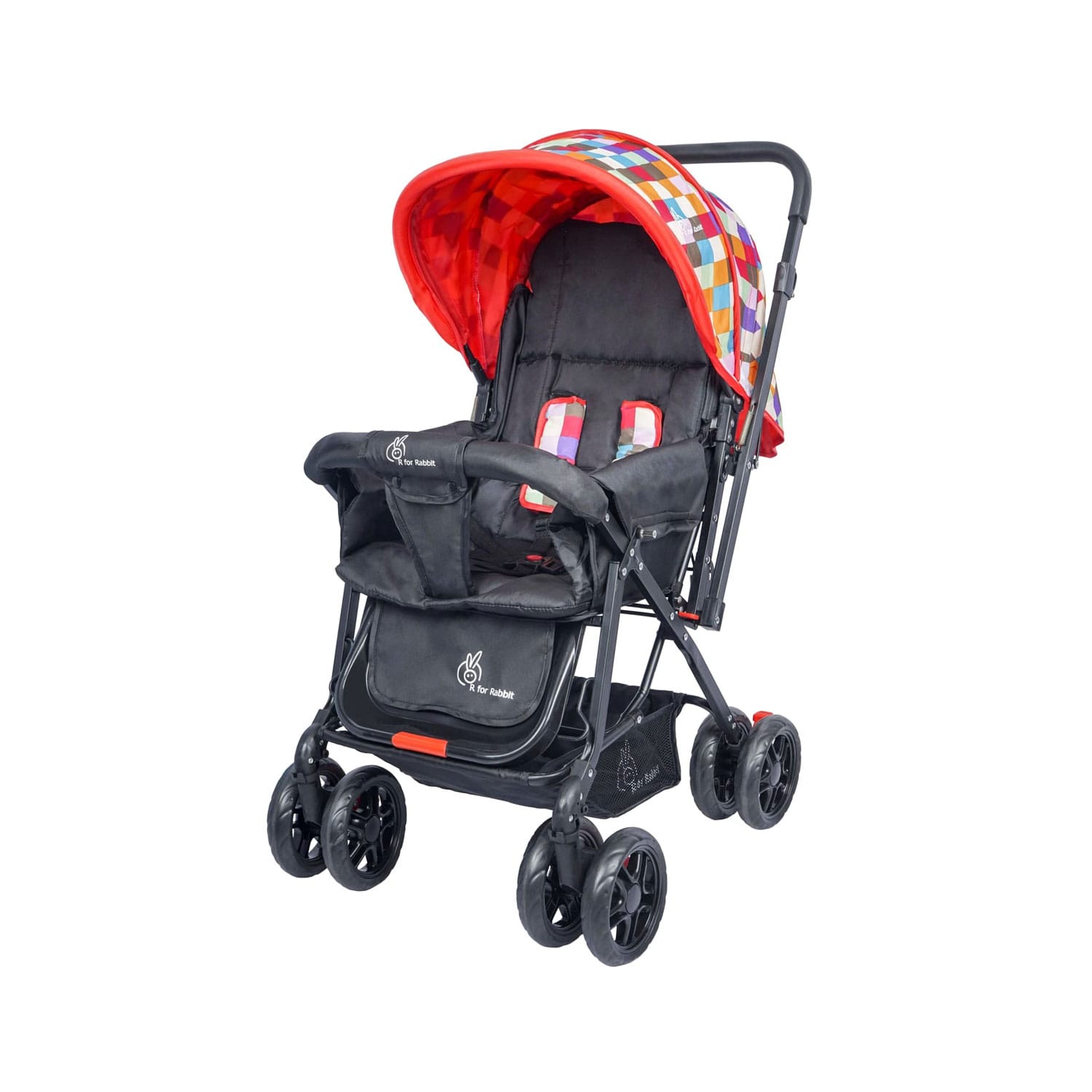 R for Rabbit Lollipop Lite Stroller (Black Multi)