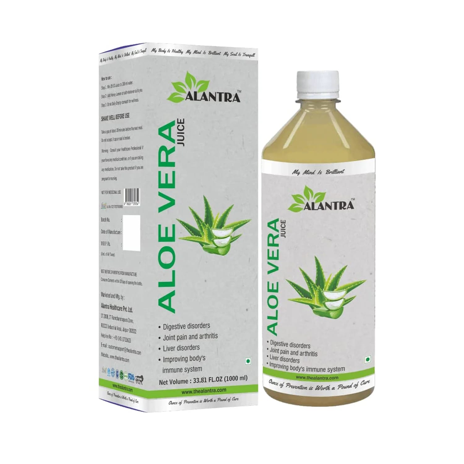 Alantra Aloe Vera Juice - 1000ml