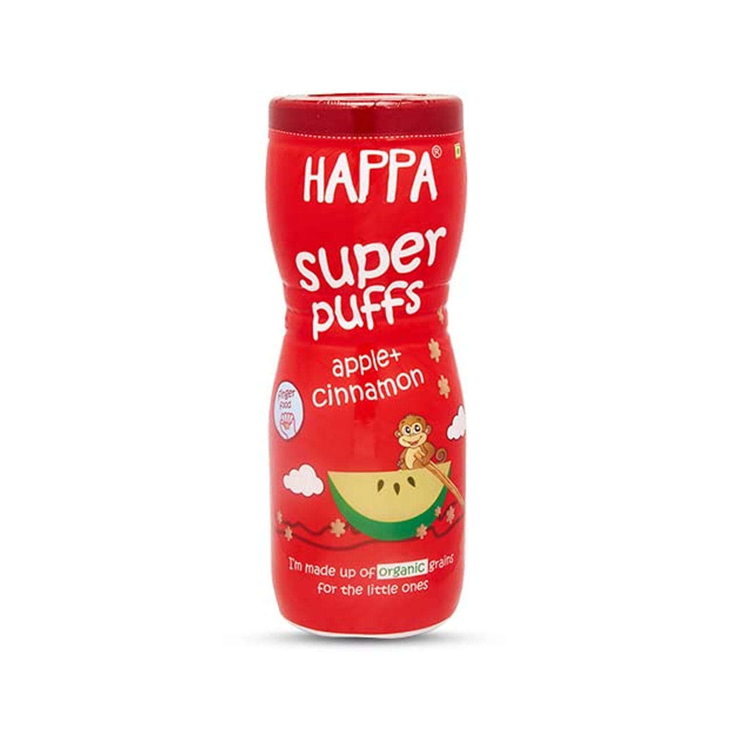 Happa Apple with Cinnamon Melts Super Puffs, 8 Months+ 40g