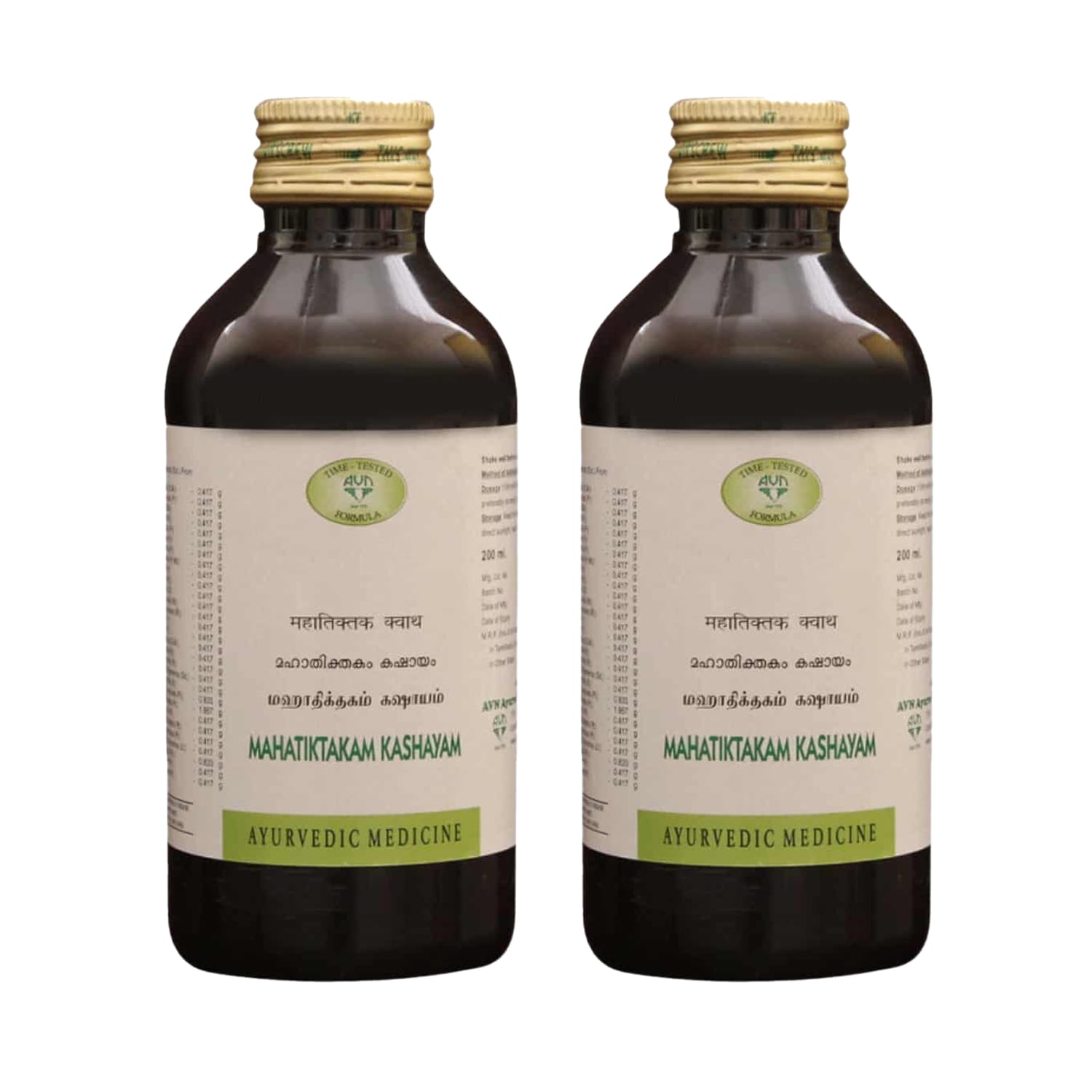 AVN Mahatiktakam Kashayam 200ml (Pack of 2)