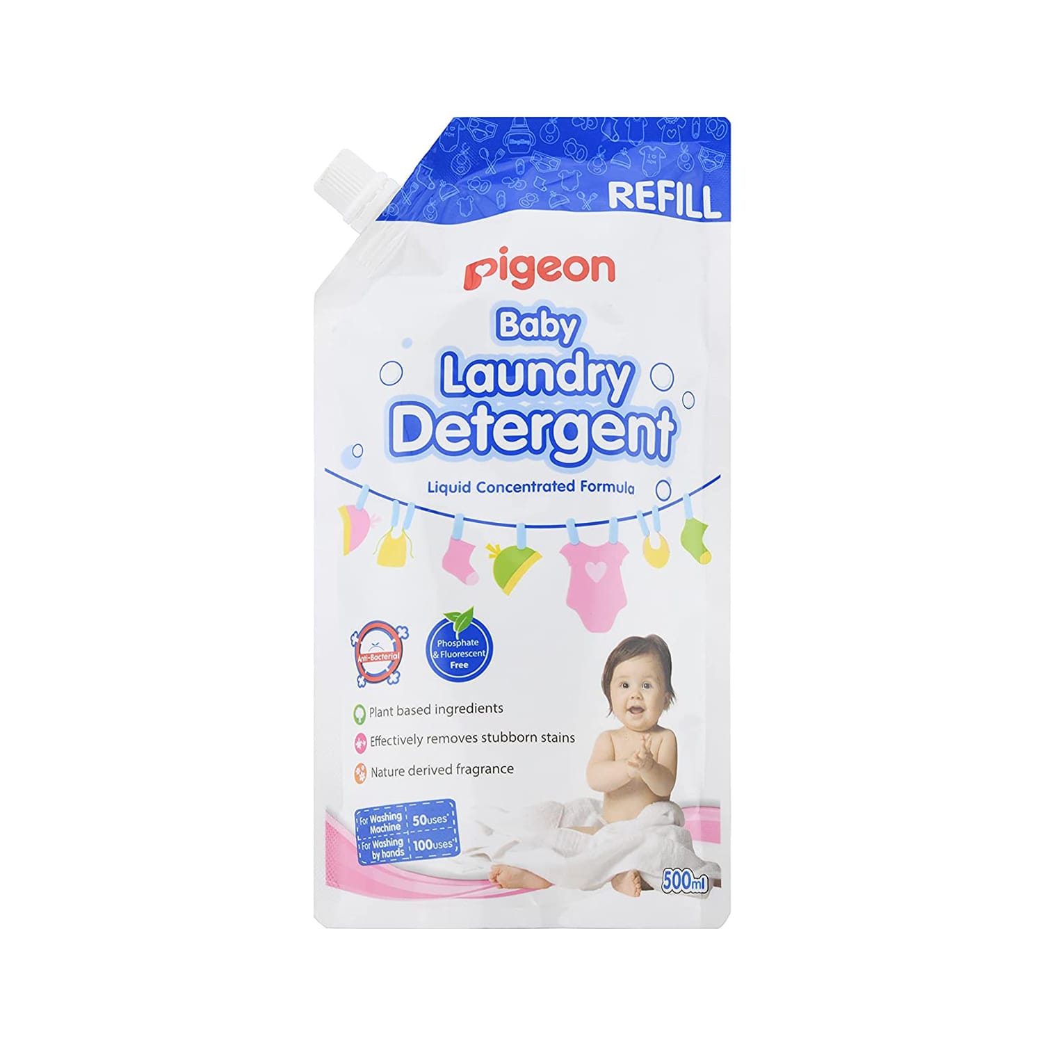 Pigeon Laundry Detergent Refill Pouch 500 ml