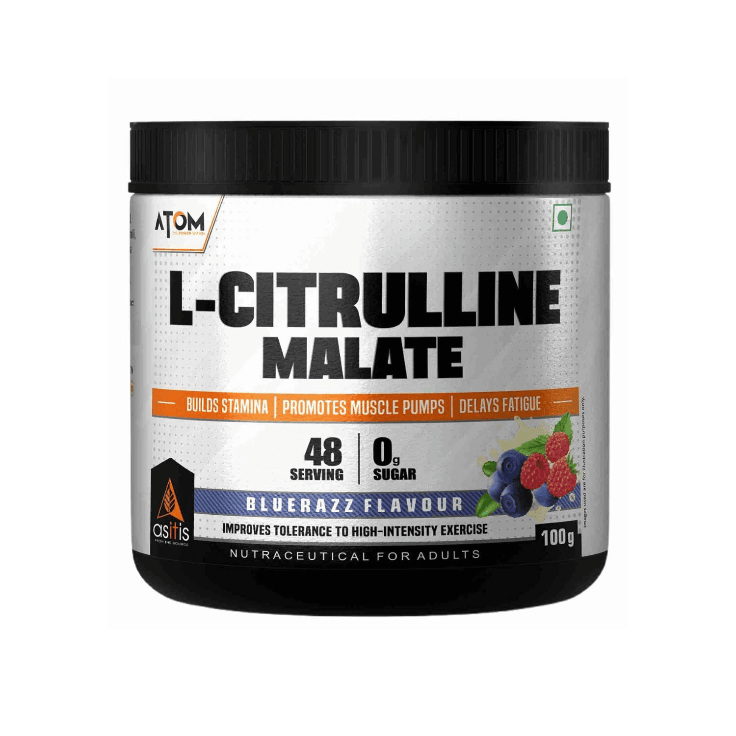ASITIS L-Citrulline Malate 2:1 Blue Razz Flavour (250 gm)