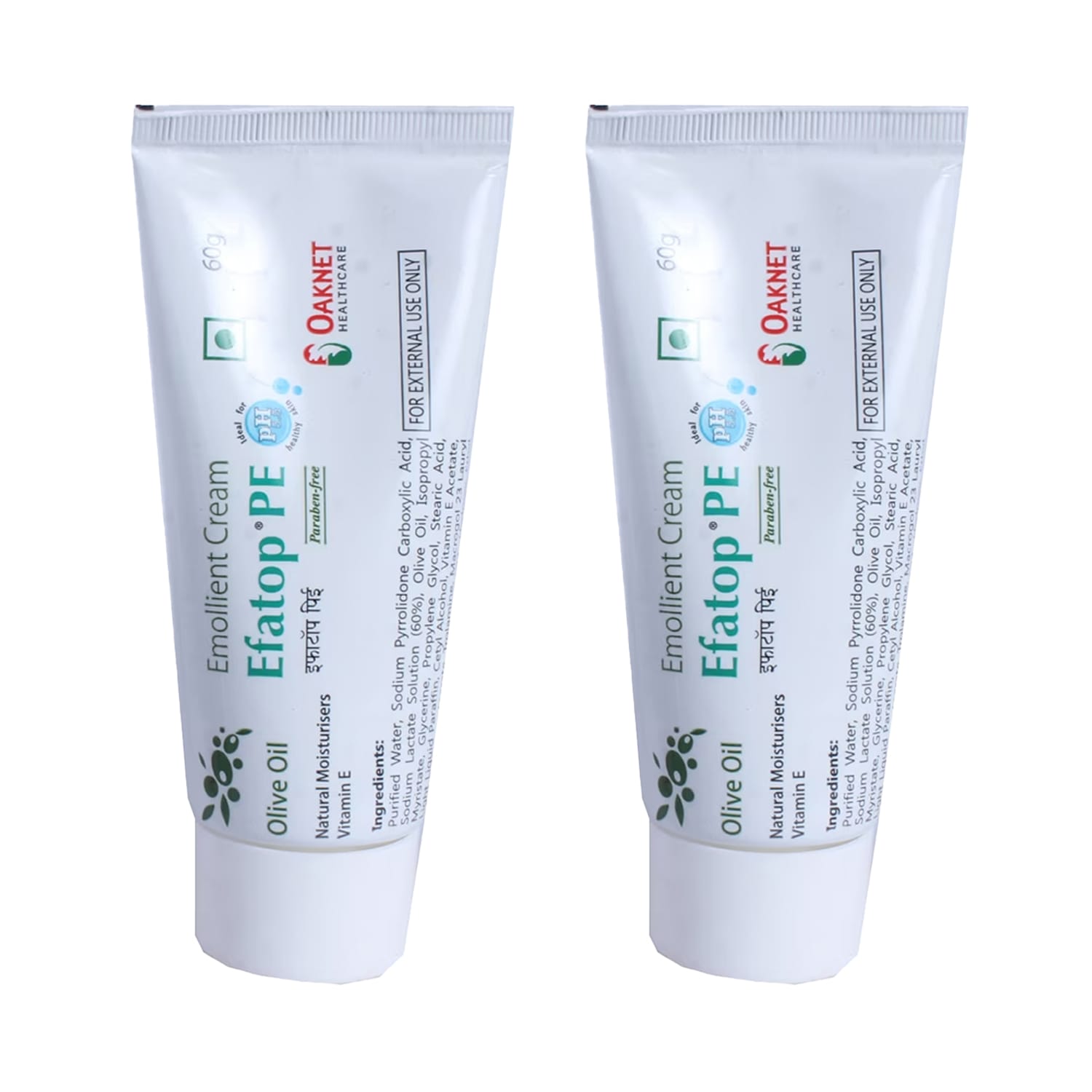 Efatop PE Emollient Cream 60g (Pack of 2)