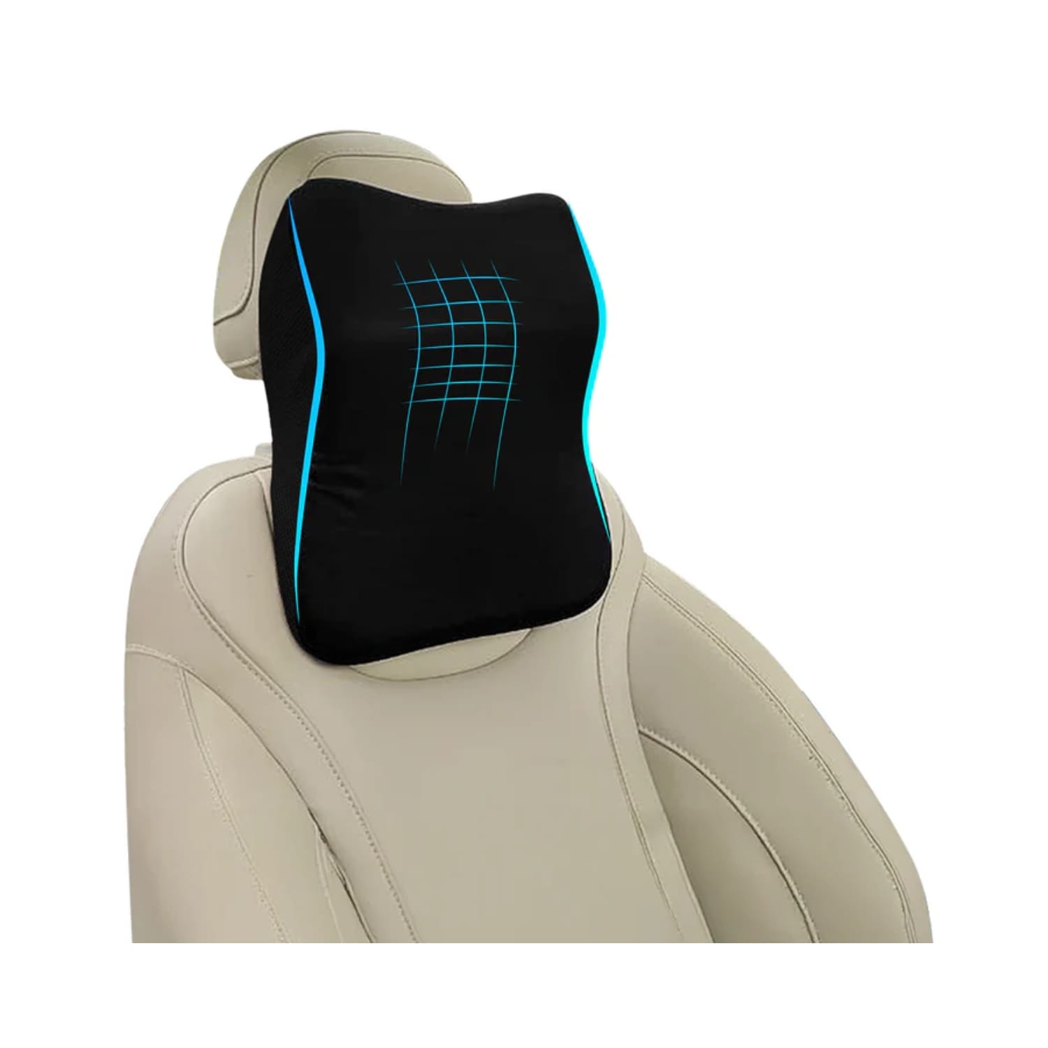 Sleepsia Car Neck Rest Pillow with Memory Foam