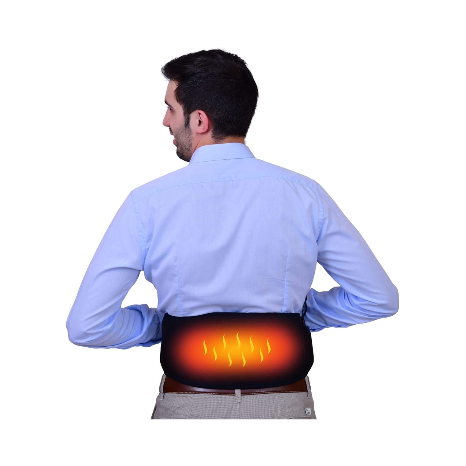 Sandpuppy 12V Fit Belt Rechargeable Heating Pad for Back Pain Relief