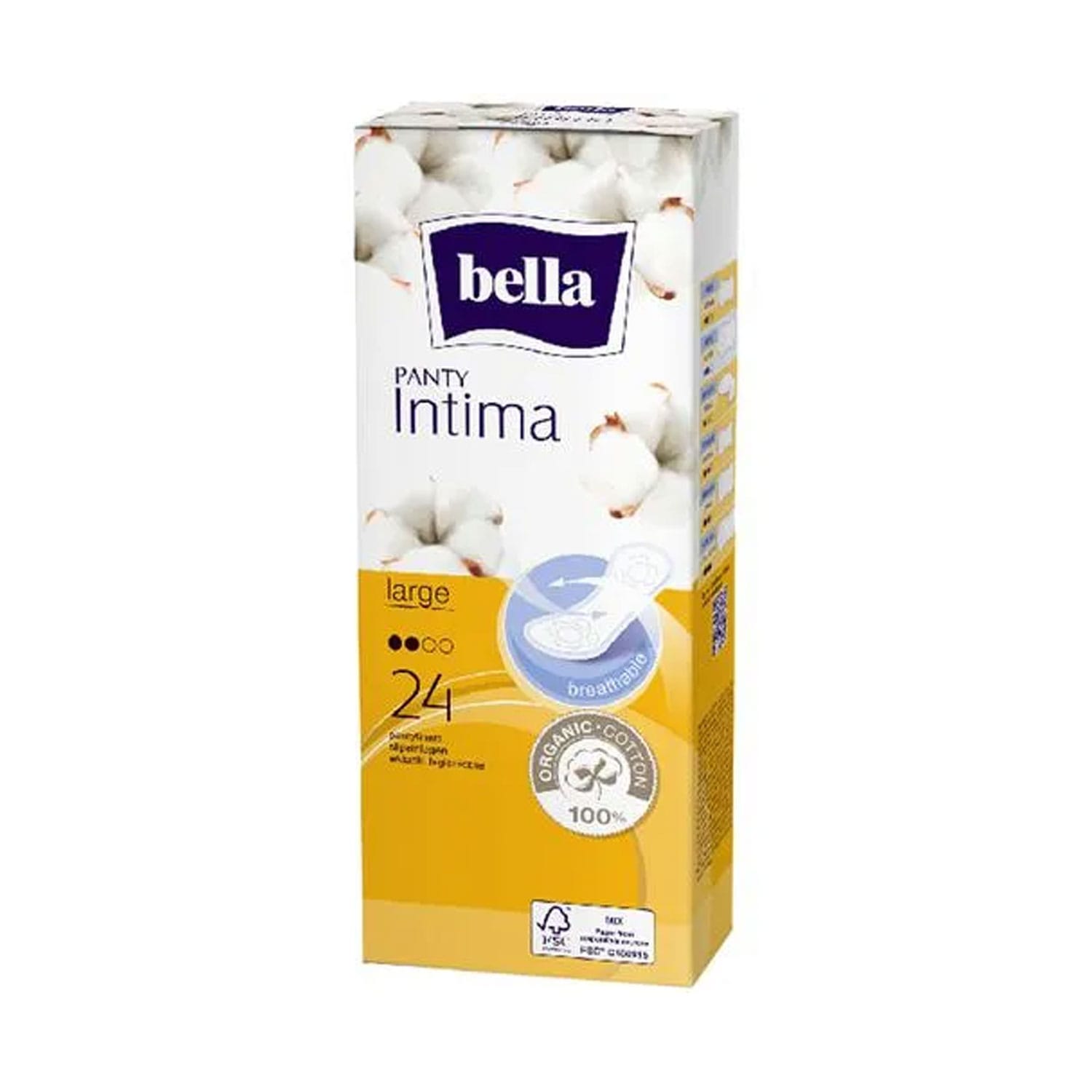 Bella Intima Pantyliners – 24 Pieces