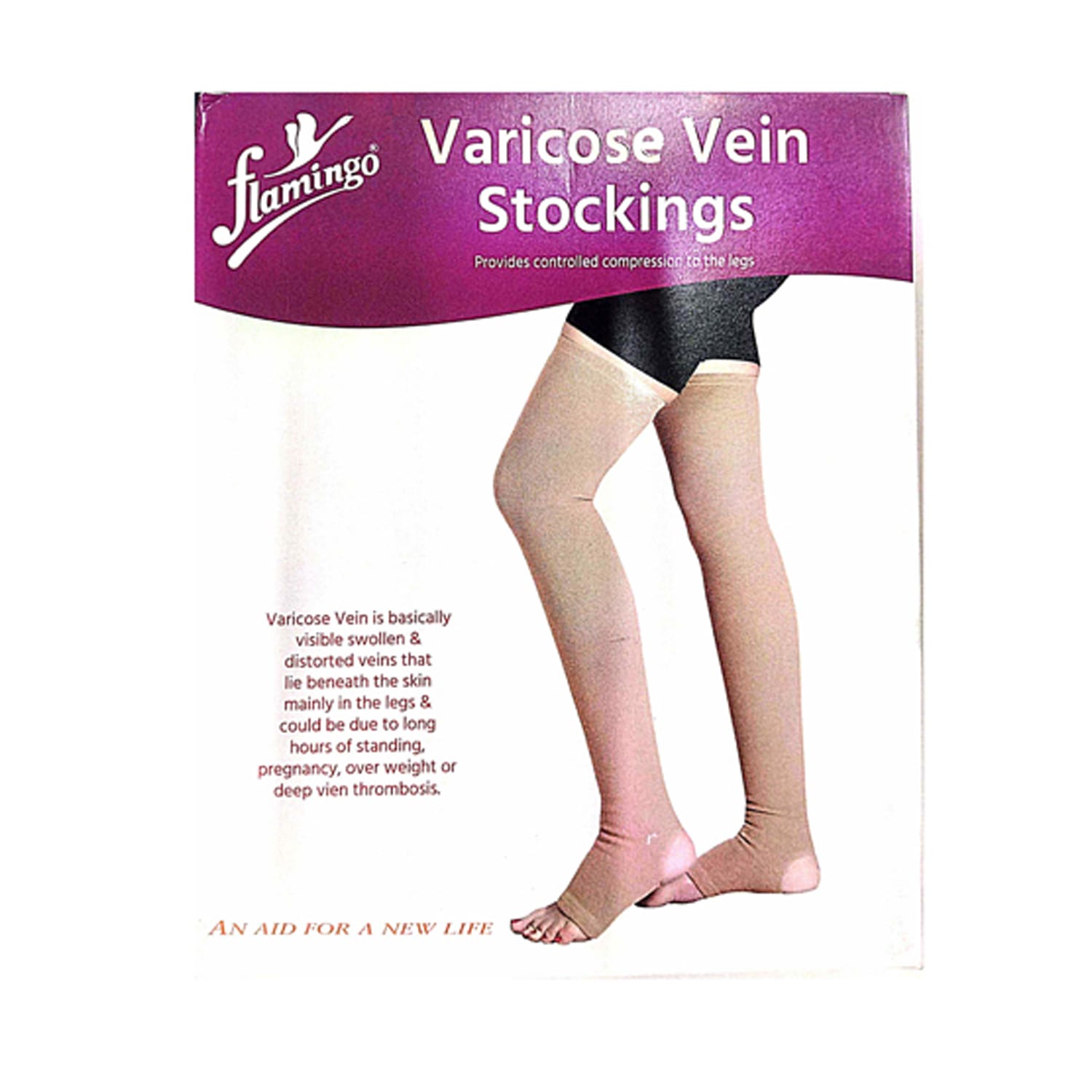 Flamingo Varicose Vein Stockings Large OC2012