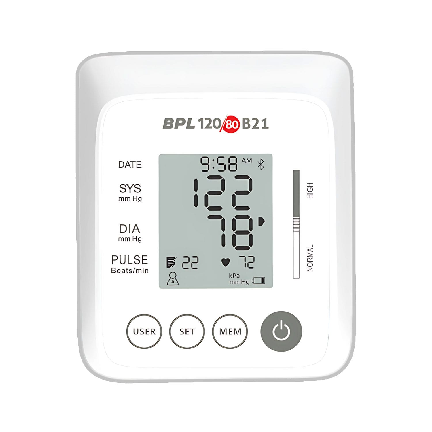 BPL Upper Arm Blood Pressure Monitor (B21)
