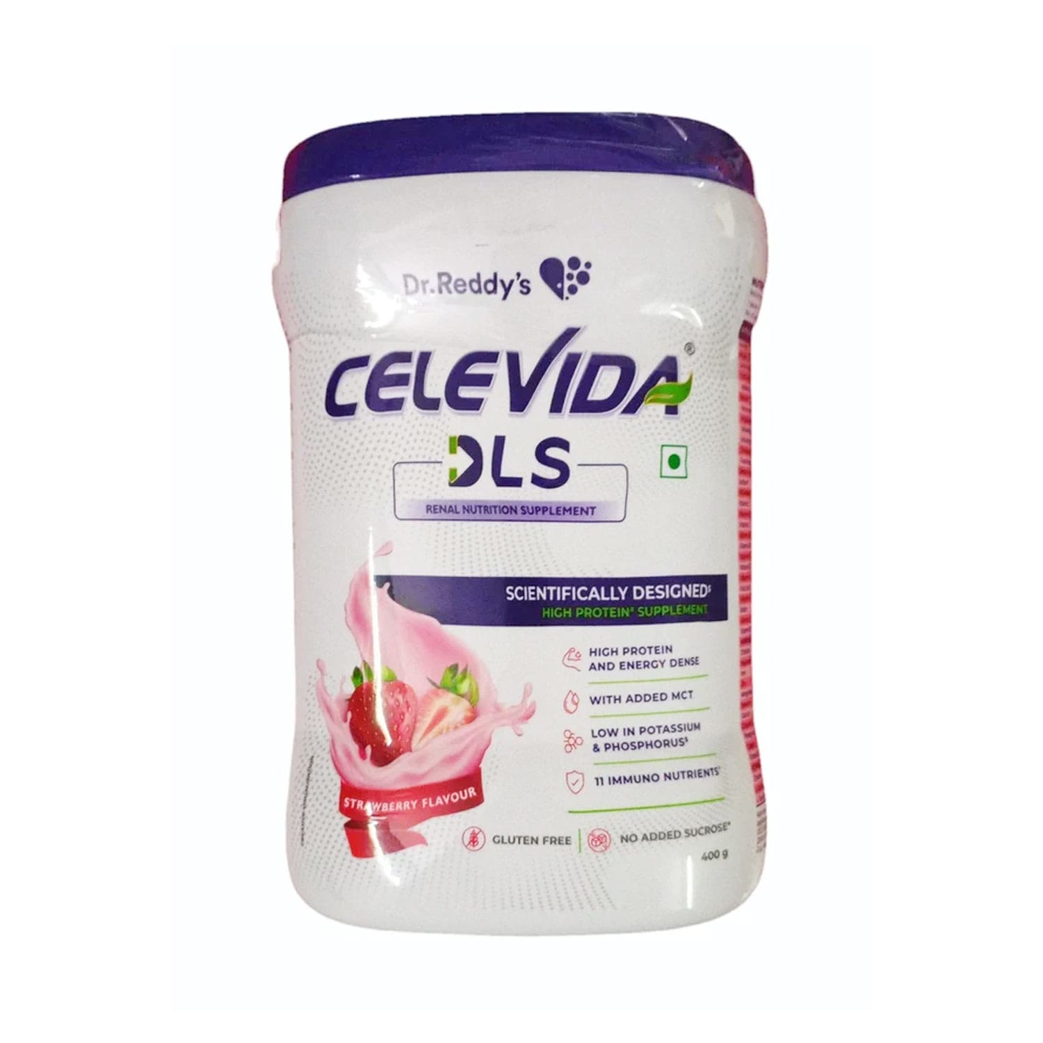 Celevida DLS Strawberry Powder 400gm
