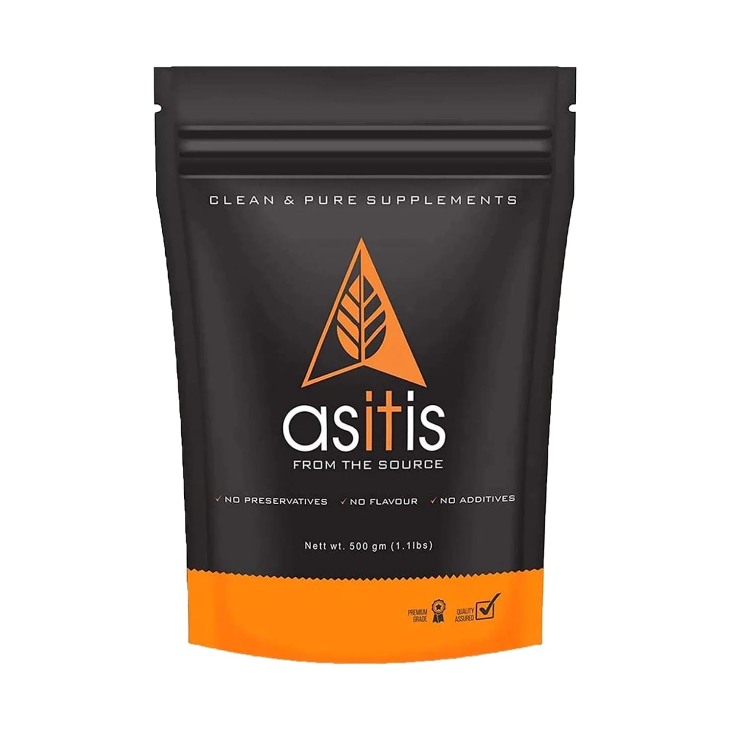 ASITIS Pea Protein Isolate -Vegan Protein Source Designed as Meal Supplement (500 gm)