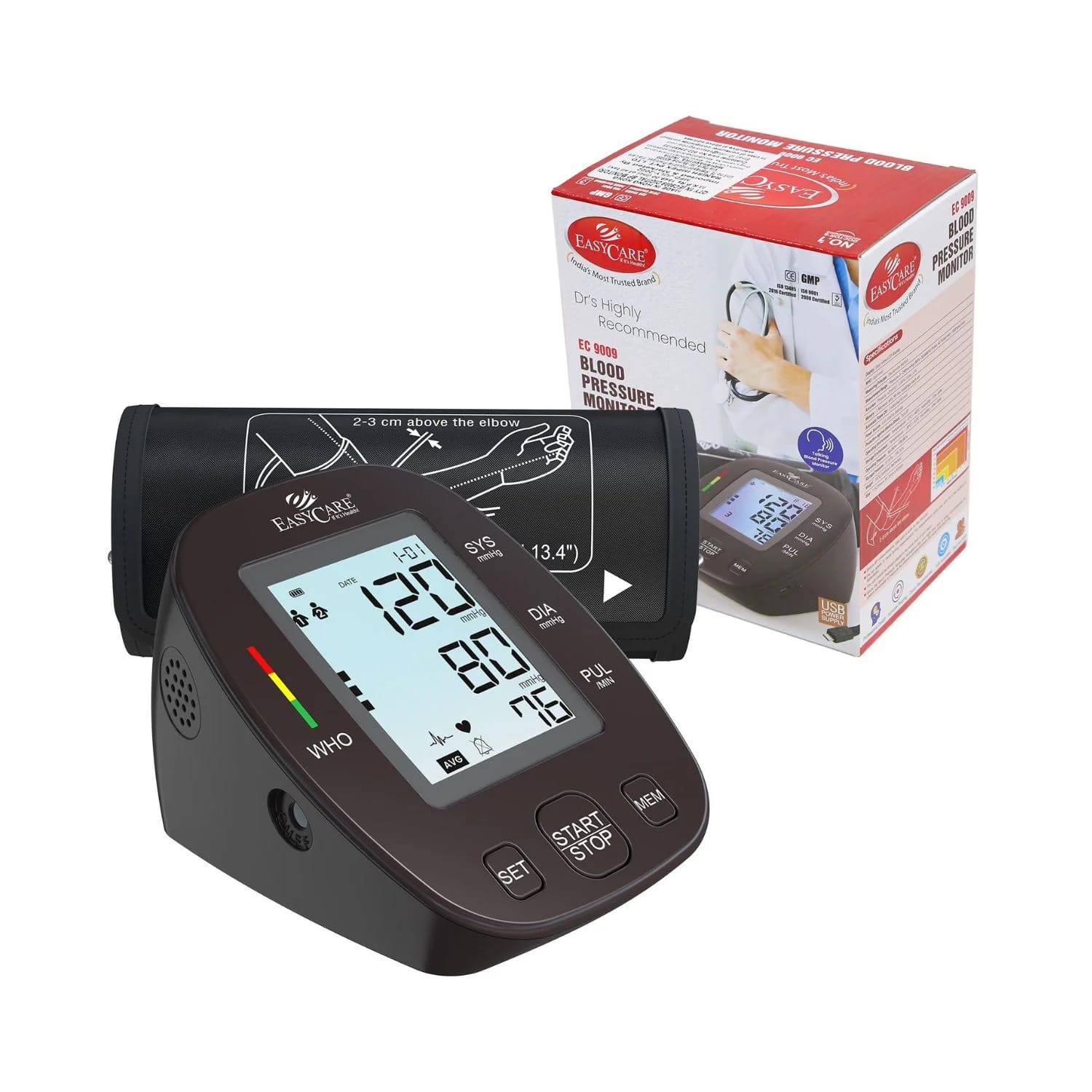 Easycare Fully Automatic Blood Pressure Monitor EC9009