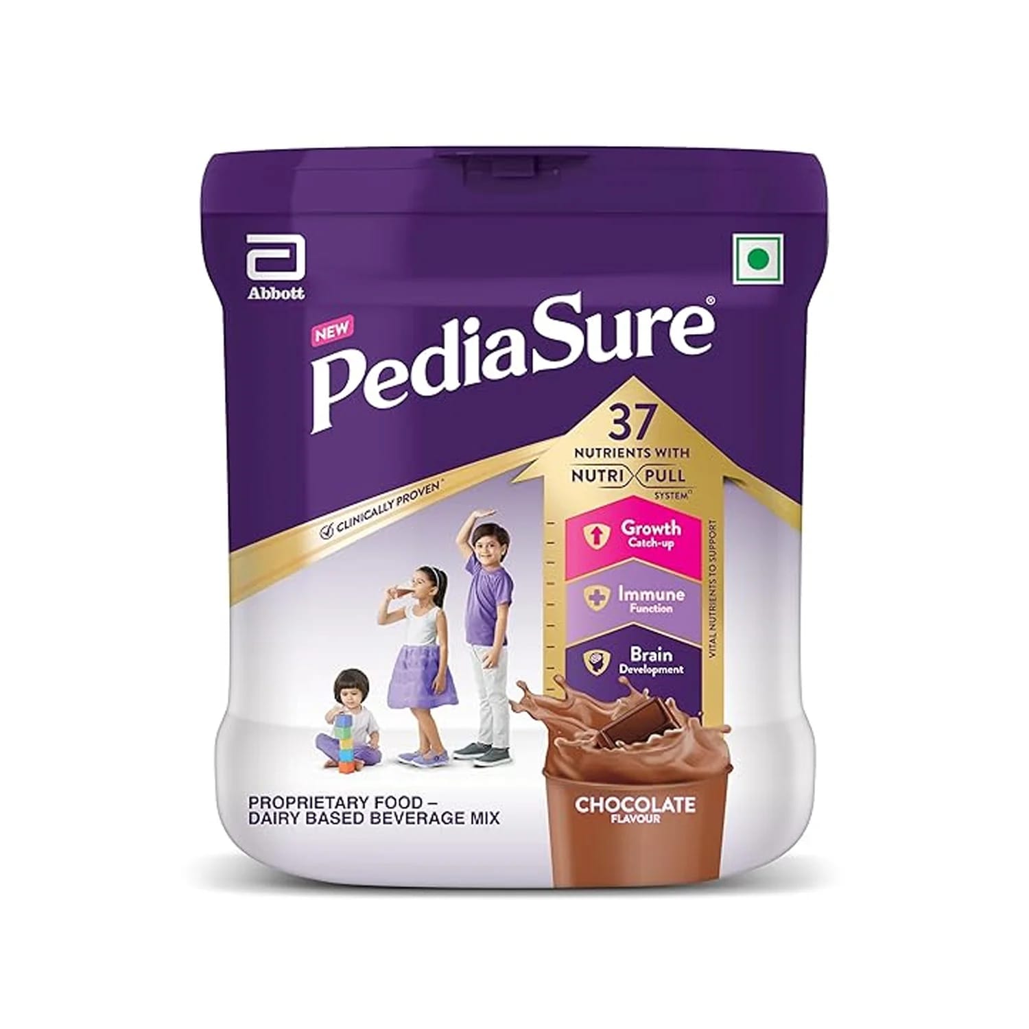 Pediasure Nutrition Drink, 375 g Chocolate Flavored (Jar)