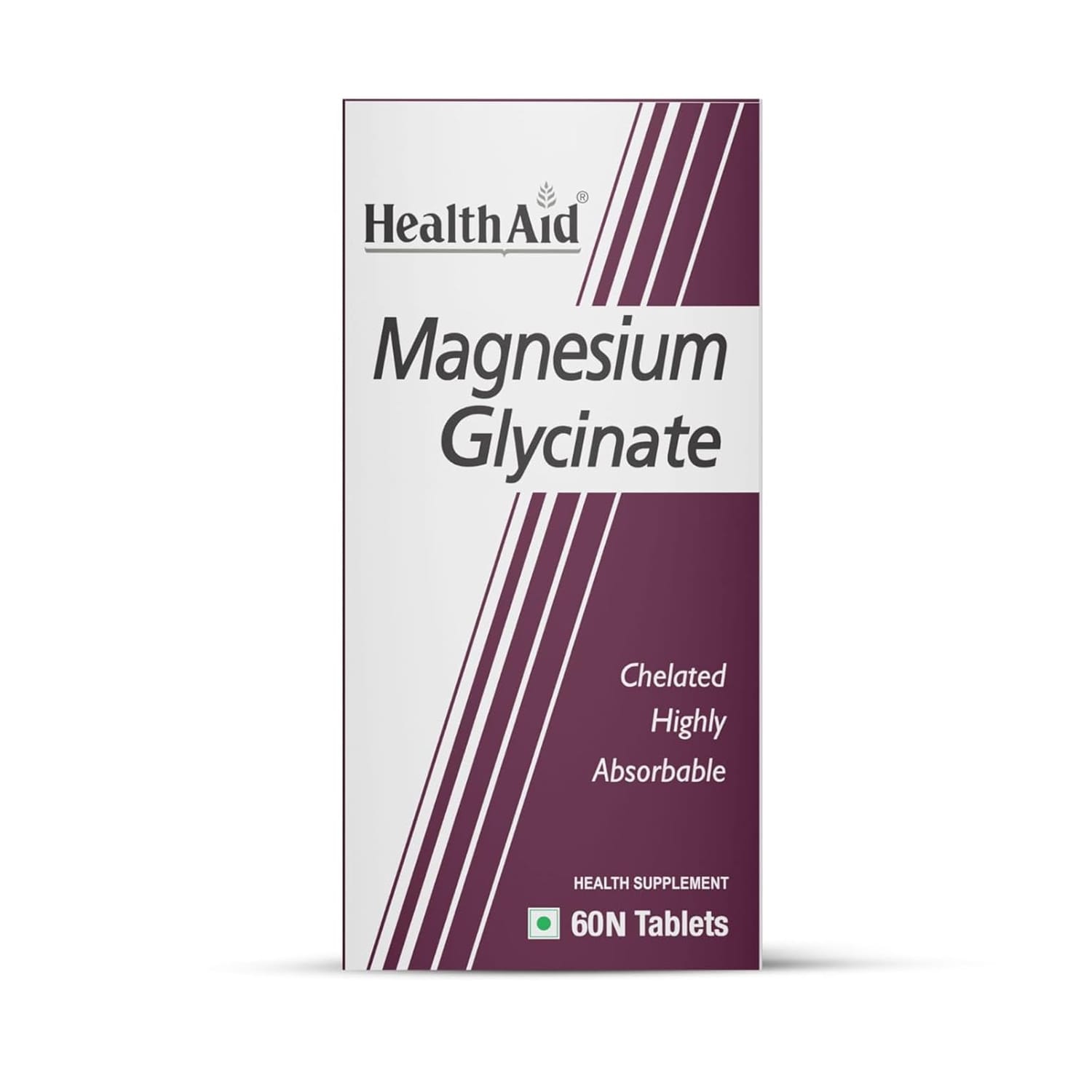 HealthAid Magnesium Glycinate With Zinc Tablets (60 Nos)