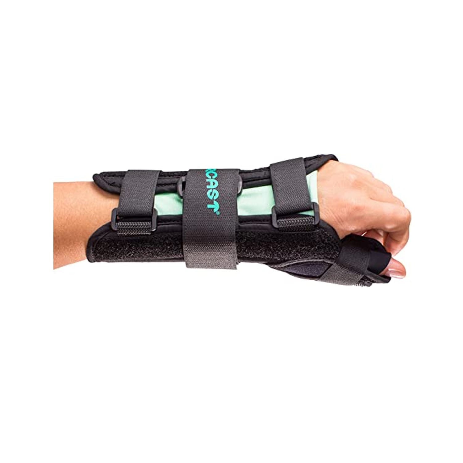 Aircast A2 Wrist Support Brace with Thumb Spica: Left Hand, Large