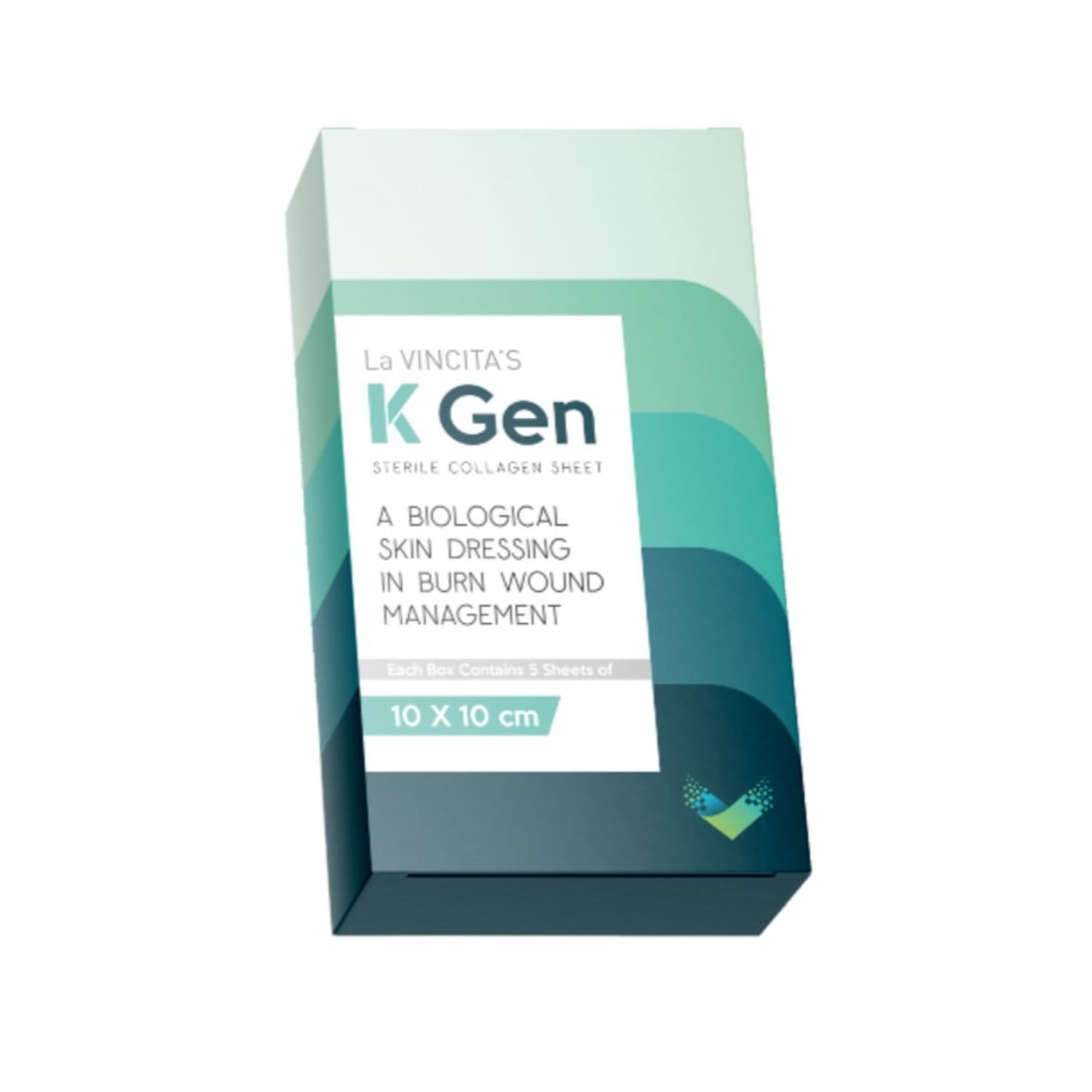 La Vincita's K Gen (Tm) Sterile Wet Collagen Sheet (10 cm X 10 cm)