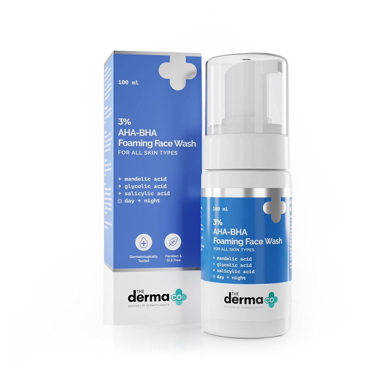 Dermaco 3% AHA-BHA Foaming Face Wash 100ml