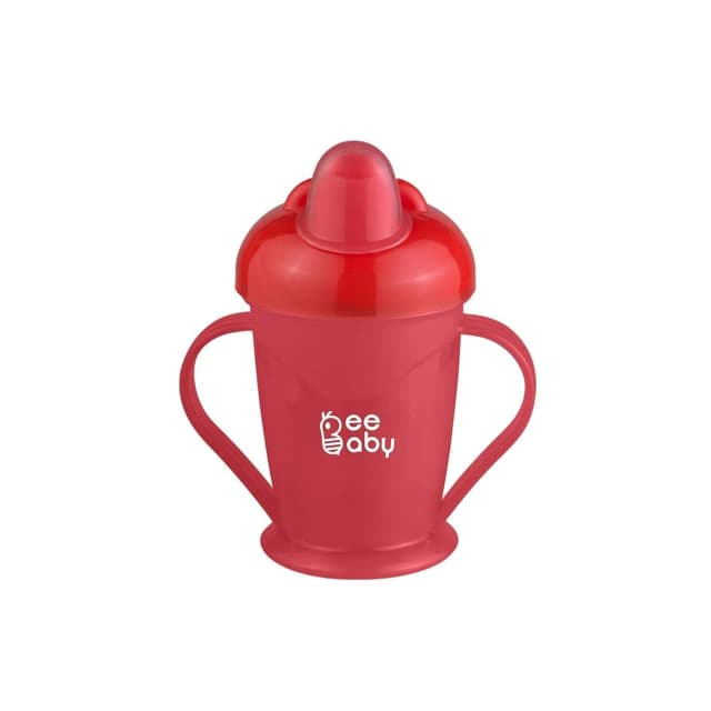 BeeBaby Free Flow Hard Spout Sippy Cup 6+ Months (180ml) Red