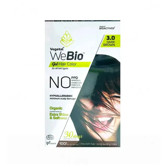 Vegetal WeBio Gel Hair Color (Dark Brown)