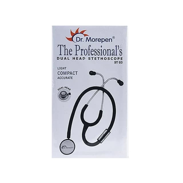 Dr Morepen ST-03 Dual Head Stethoscope